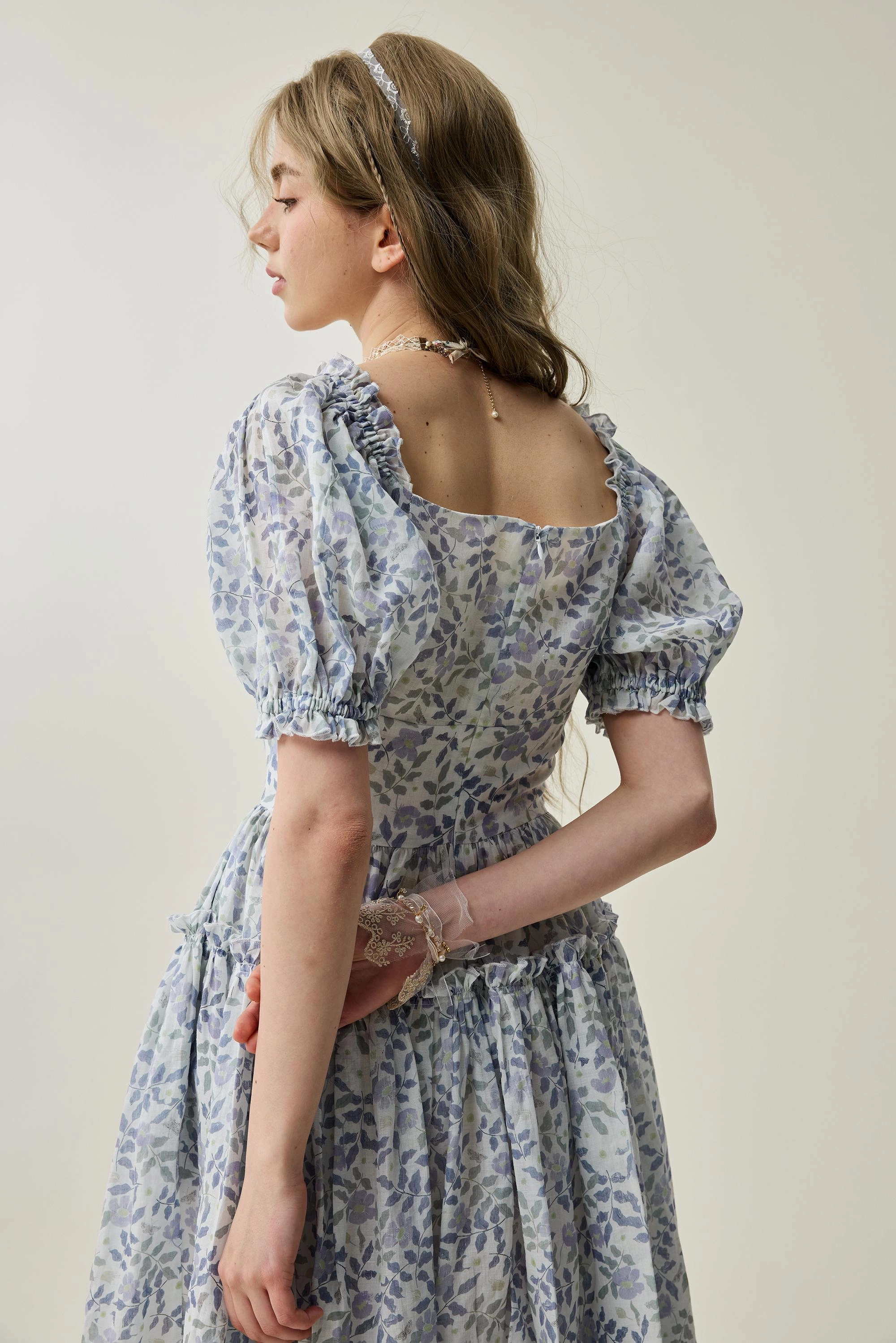Easy Fit Julia 35 | Floral linen dress