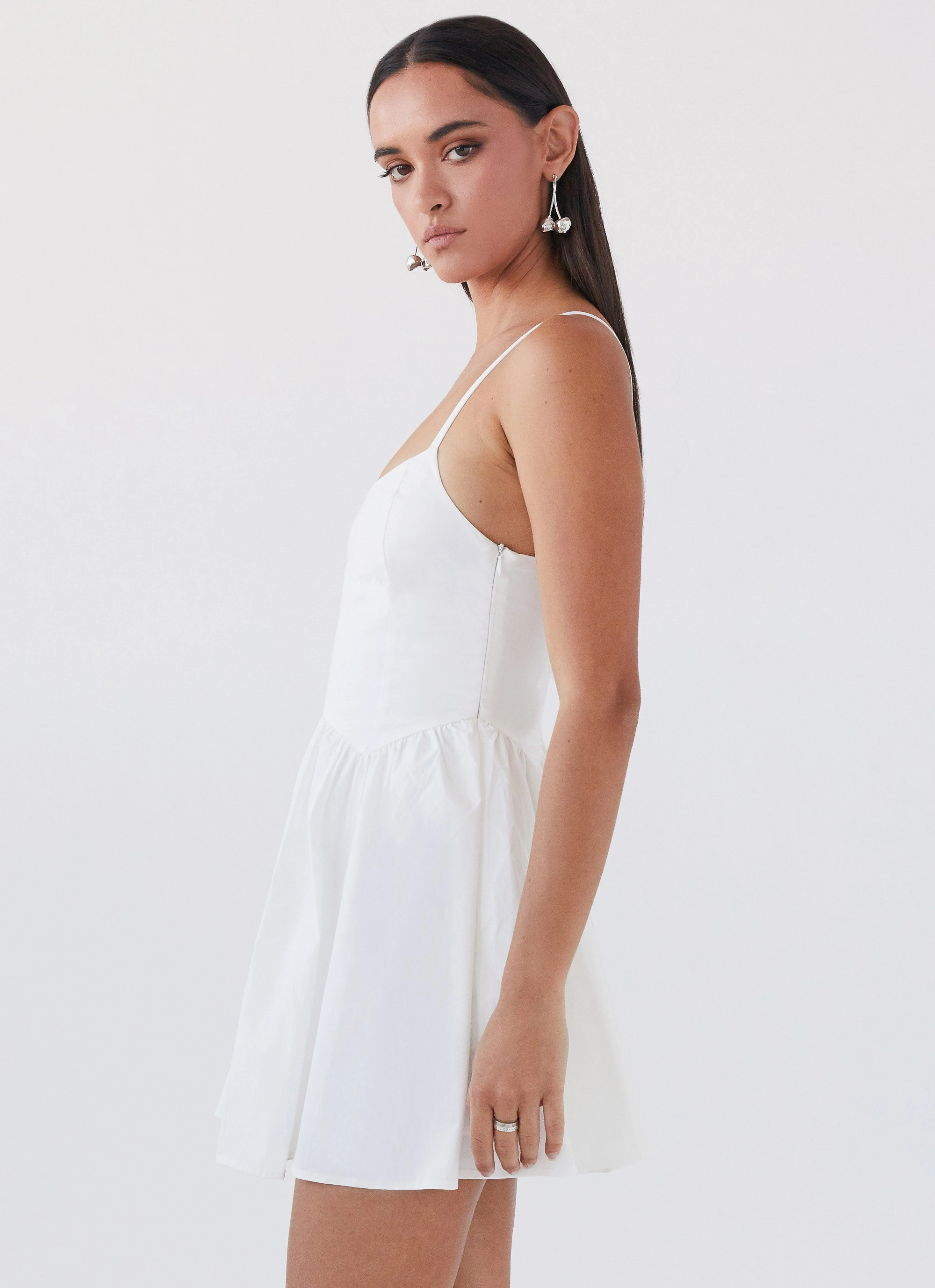 Tesoro Mio Mini Dress - White Live Soft Urban Edge