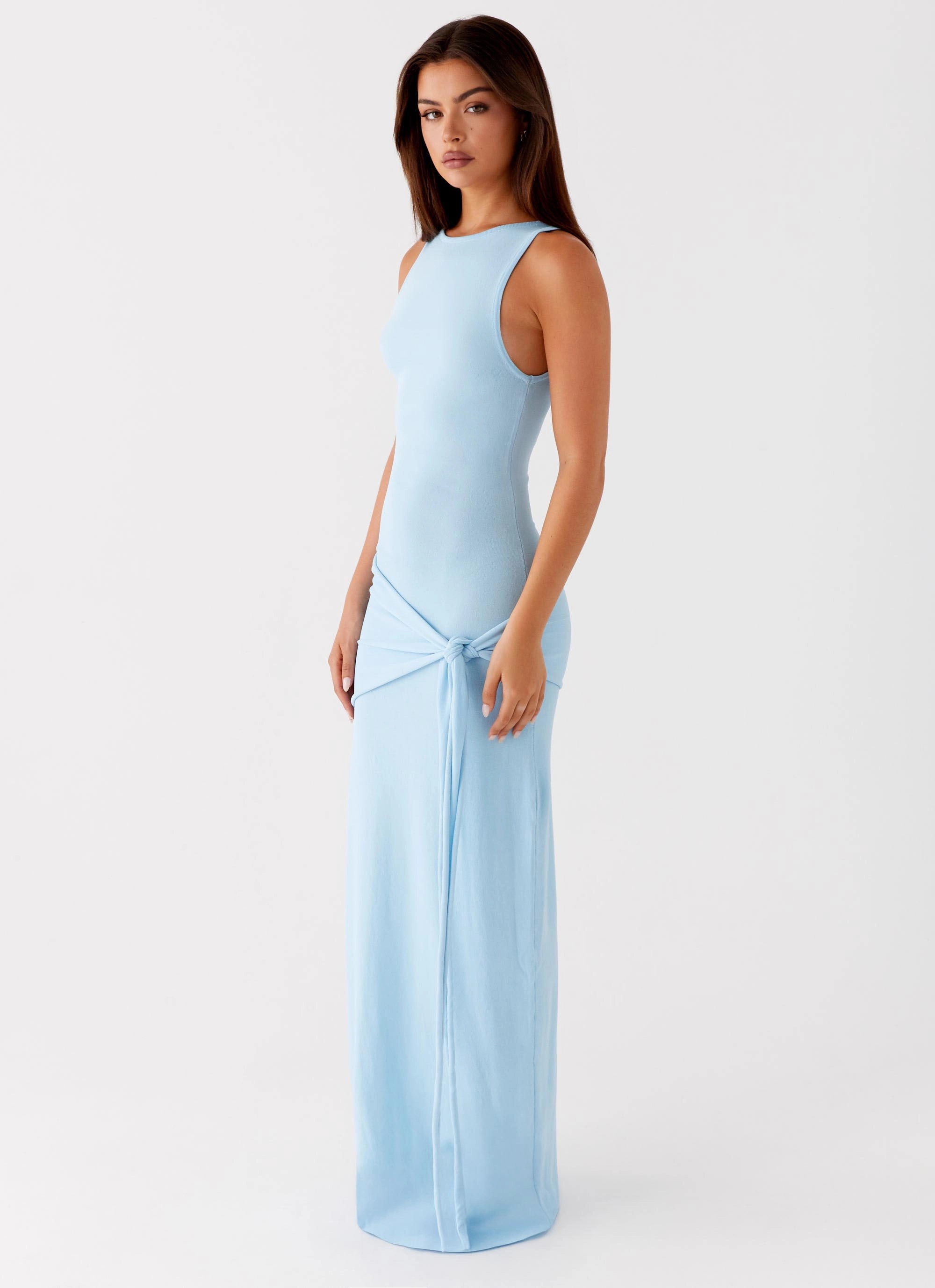 Leona Maxi Dress - Turquoise Relaxed-fit