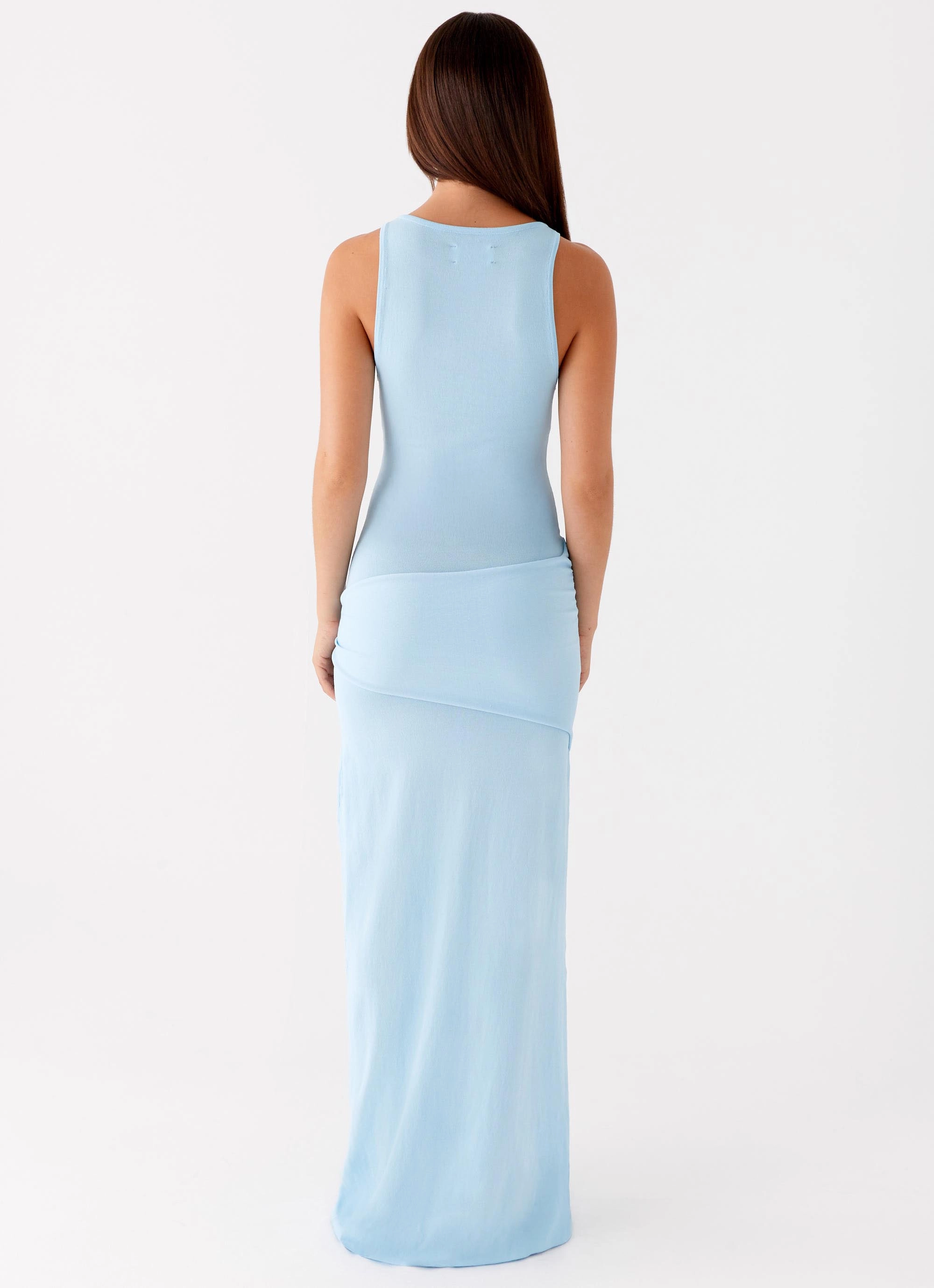Leona Maxi Dress - Turquoise Polished Cut Natural Style