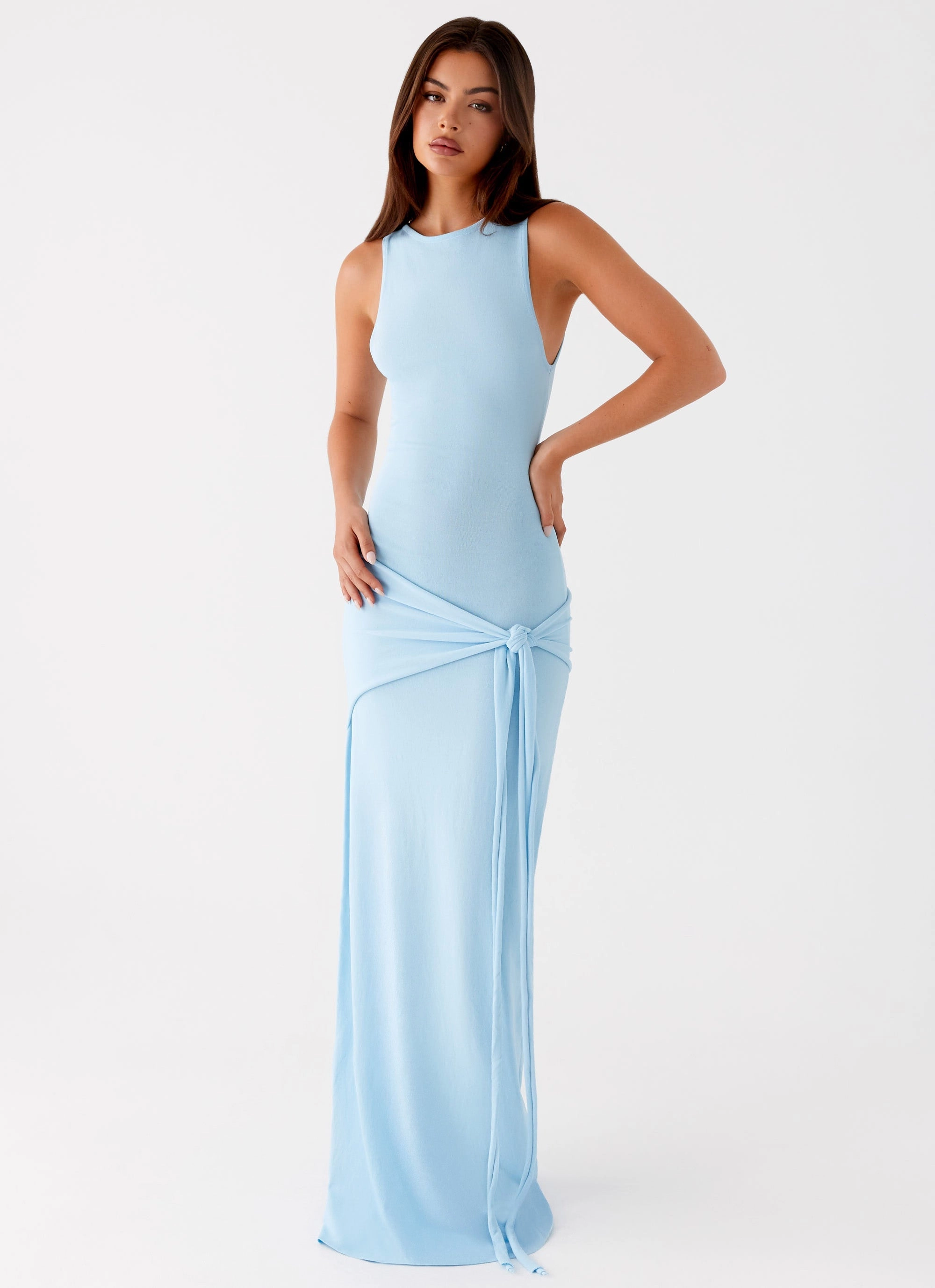 Love Soft ReinforcedHem Leona Maxi Dress - Turquoise