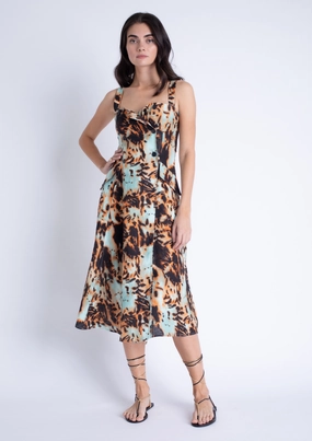 Smooth Curve Rooftop-Event Lexi Print Maxi Dress
