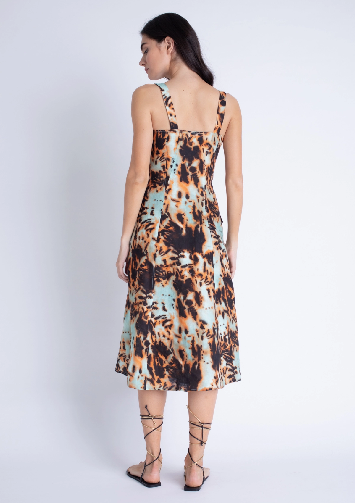 Textured Look Versatile Wearable Lexi Print Maxi Dress