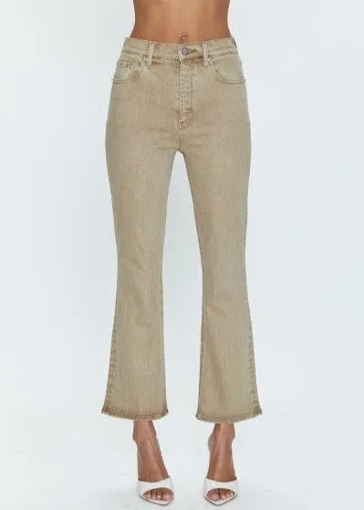 Pistola Lennon High Rise Boot Crop- Mink Snow Breathable Work Meeting Relaxed Style