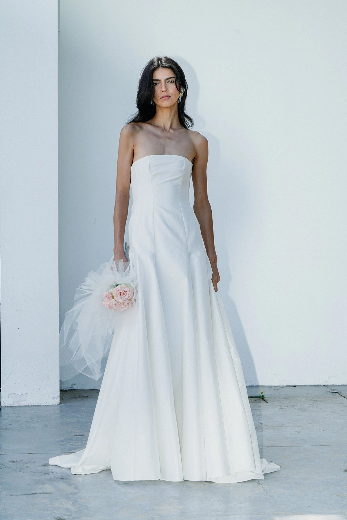 Vent d'Hiver Dress Lace Detail Drawstring-Waist