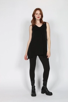 ButtonFront Reinforced Seam Technique SLT133 Slinky Top