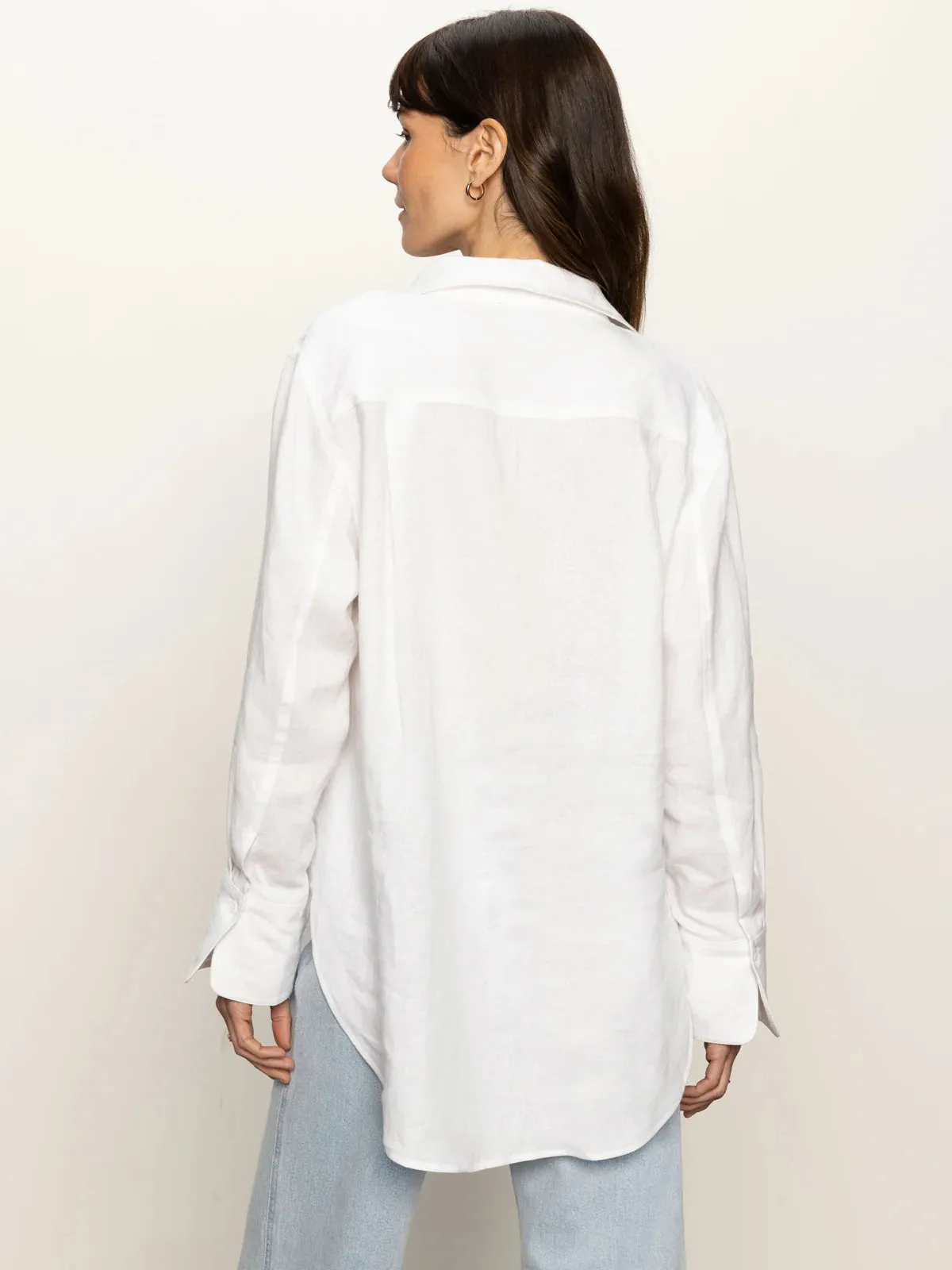 Anti Pilling Sanctuary Relaxed Linen Shirt