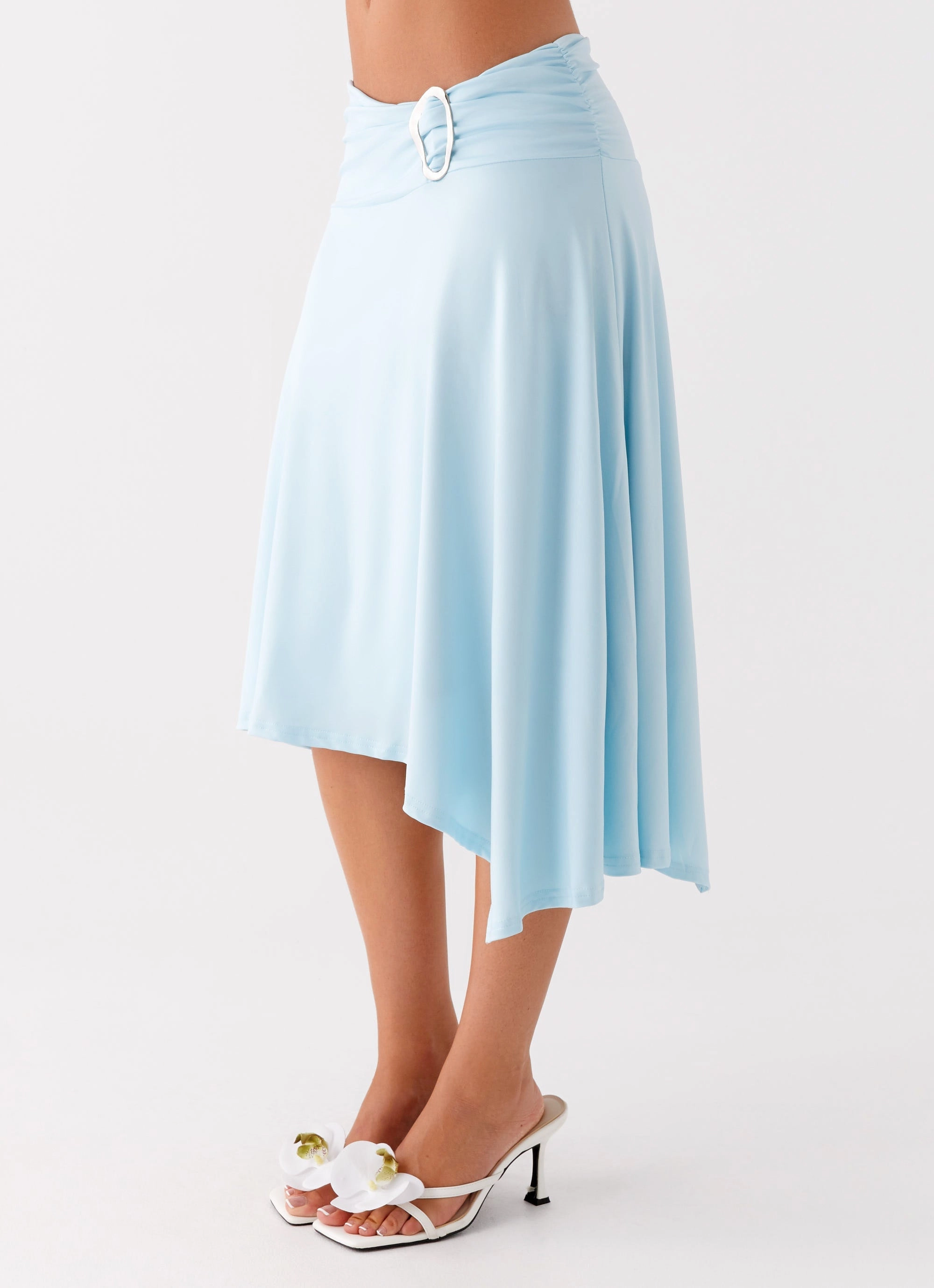 Shape Enhancing Brisa Midi Skirt - Turquoise