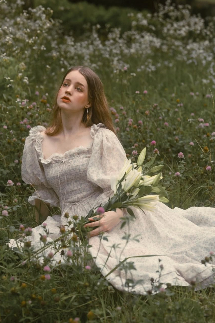 AllDayComfort Moisture Lock Technology Ariana 17 | smocking fairy floral dress