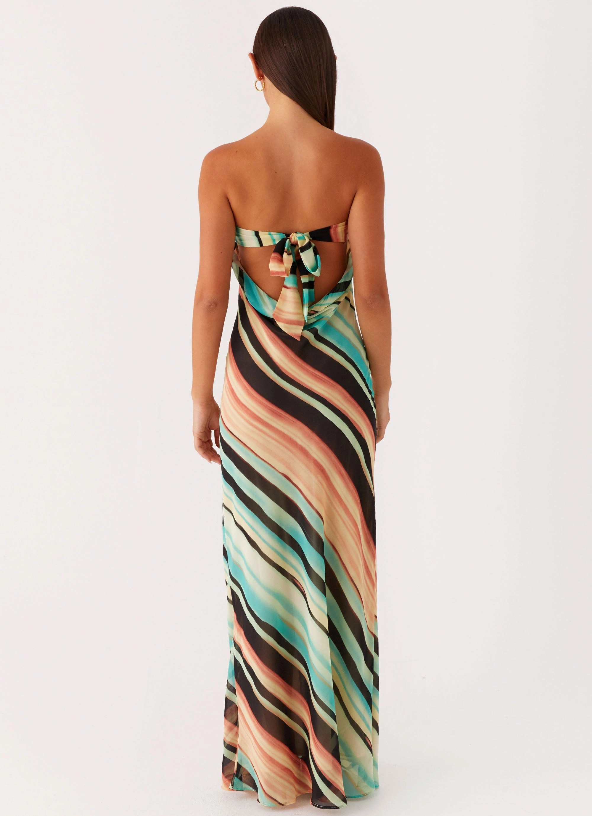 Basic Cool Como Maxi Dress - Stripe