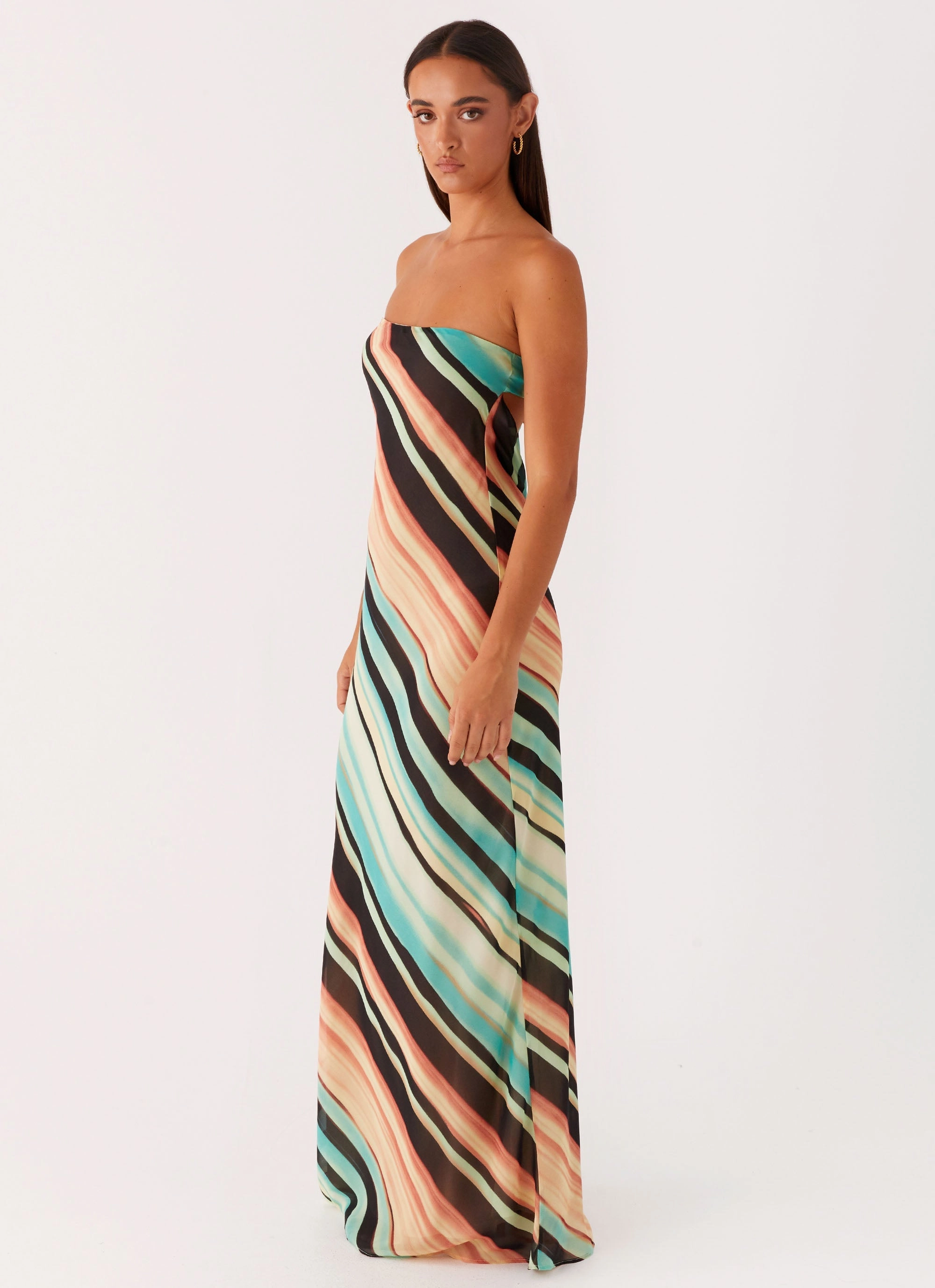 Smooth Detail everyday staple Como Maxi Dress - Stripe