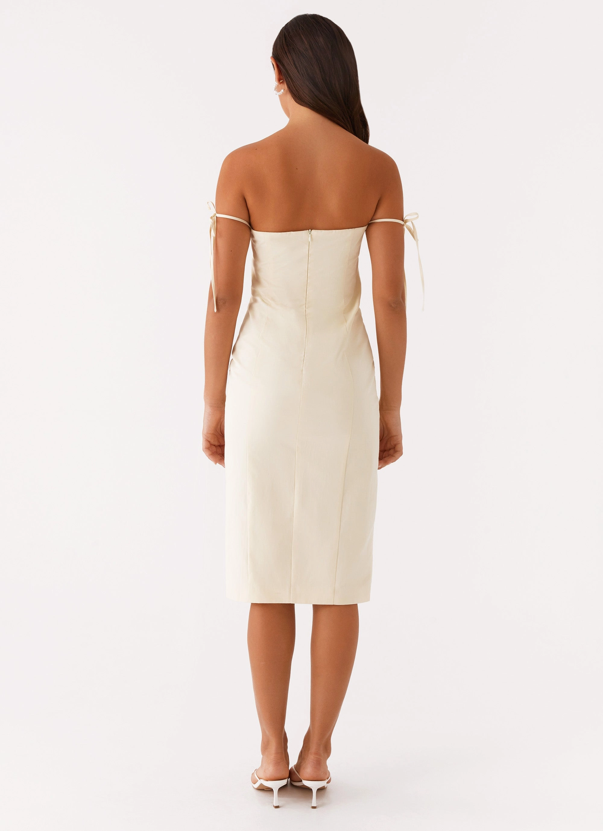Limelight Midi Dress - Lemon Elegance Glow Stylish Vibe