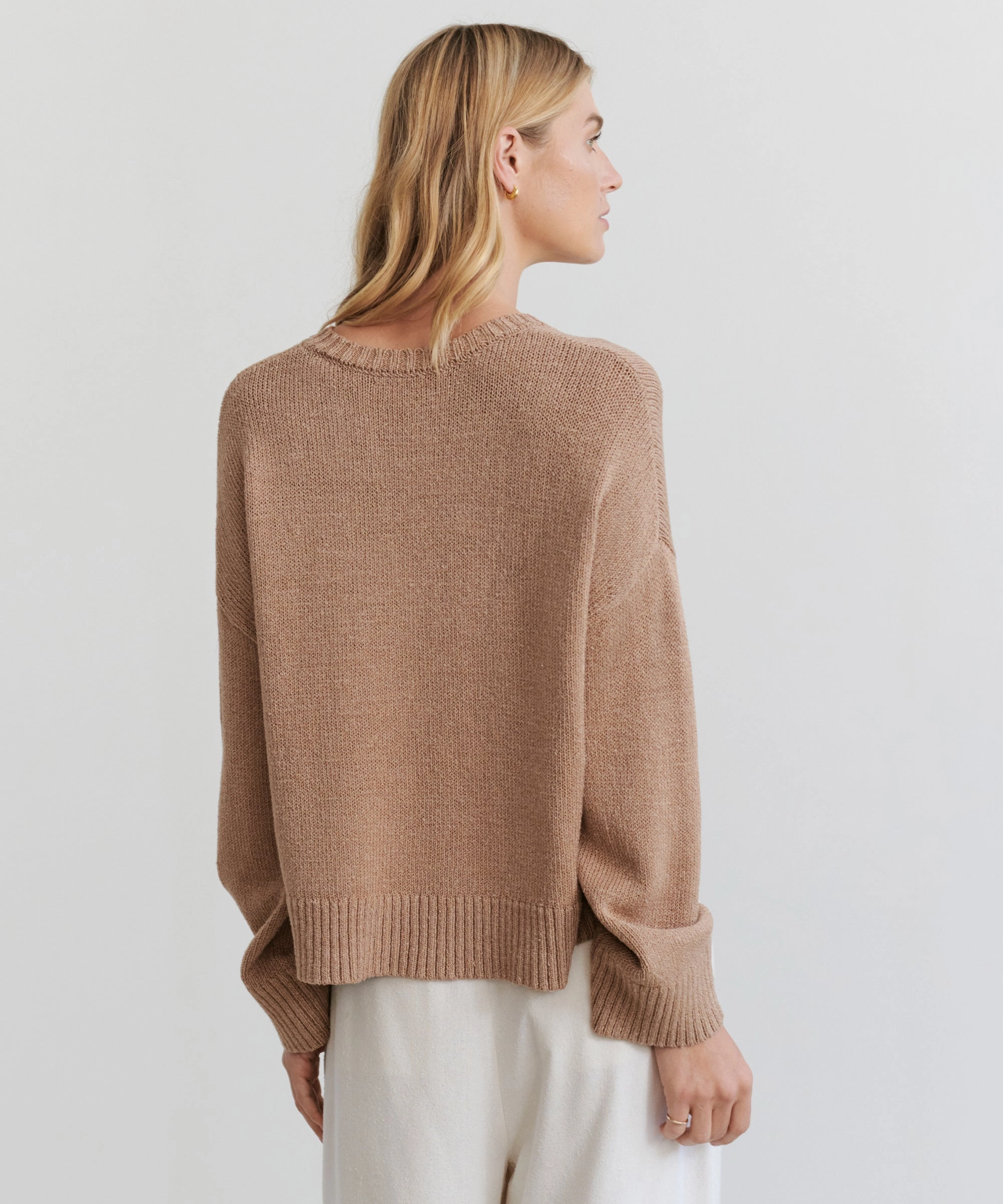 Linen Dylan Sweater Versatile Layered