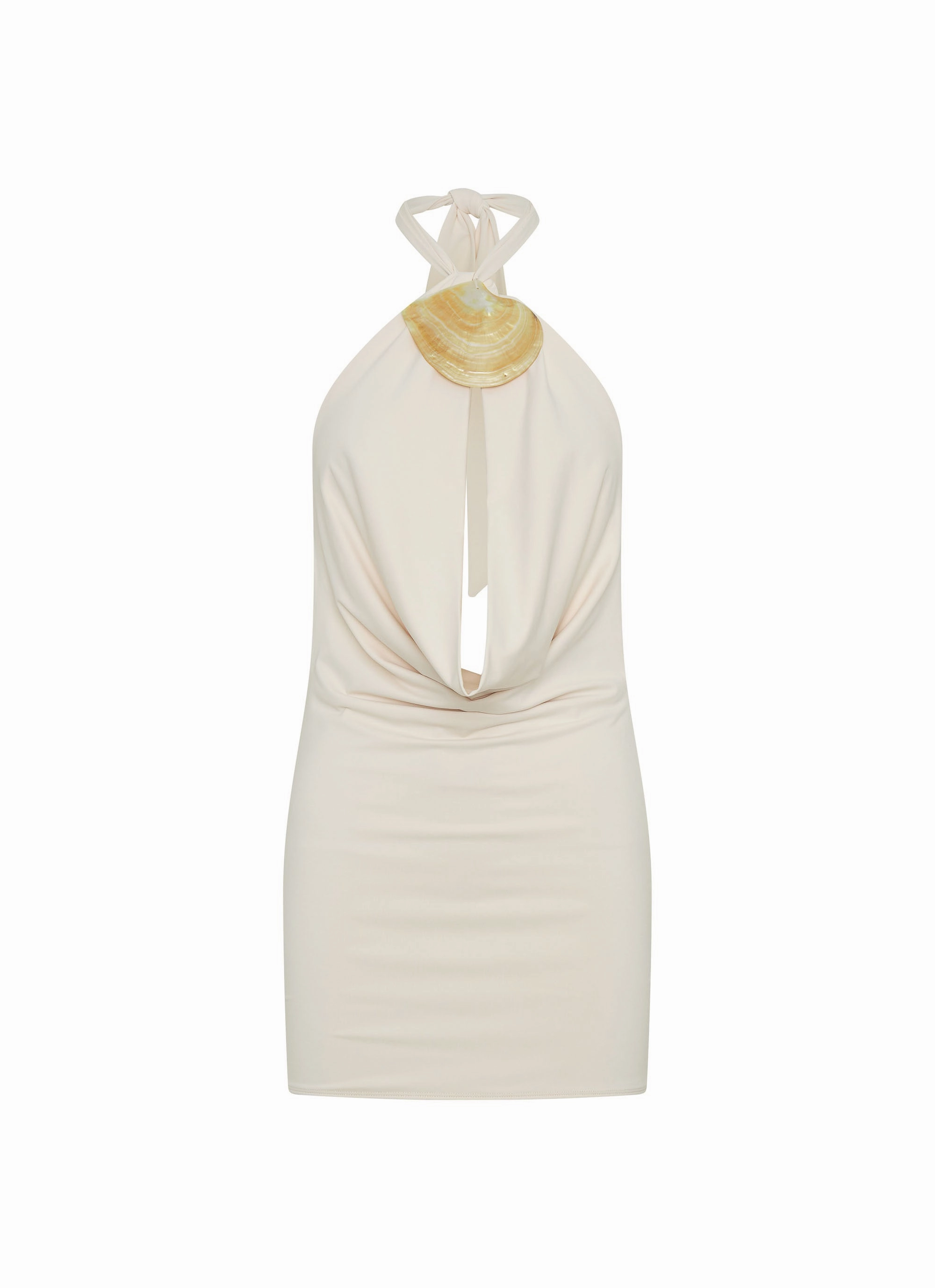 Liora Mini Dress - Ivory Clean Tone