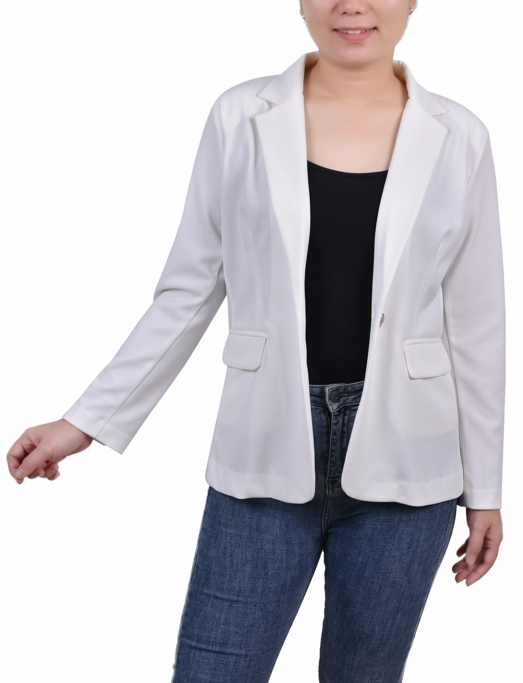 Long Sleeve Scuba Crepe Jacket QuickDry Technology
