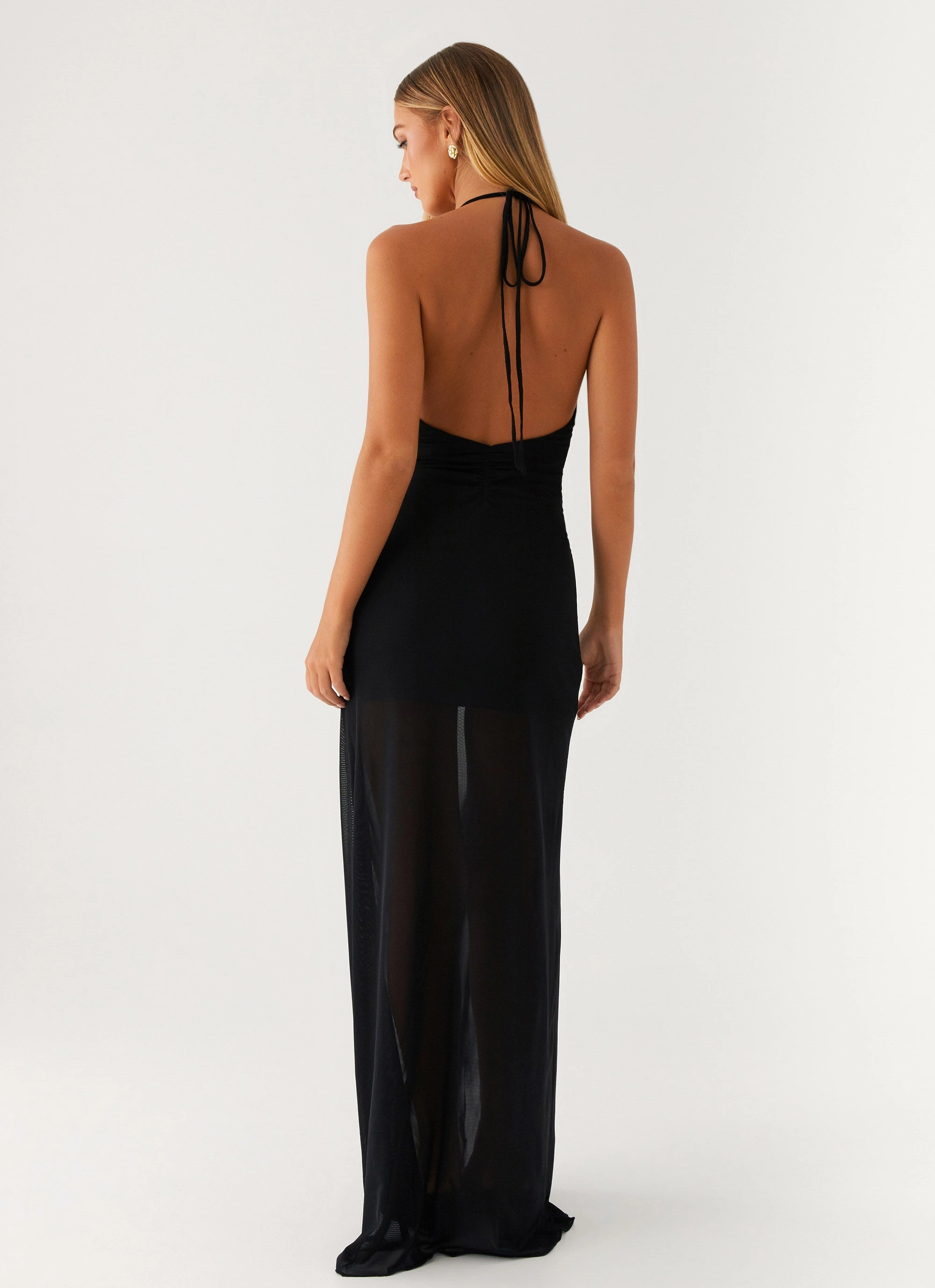Louvre Maxi Dress - Black Understated Glam