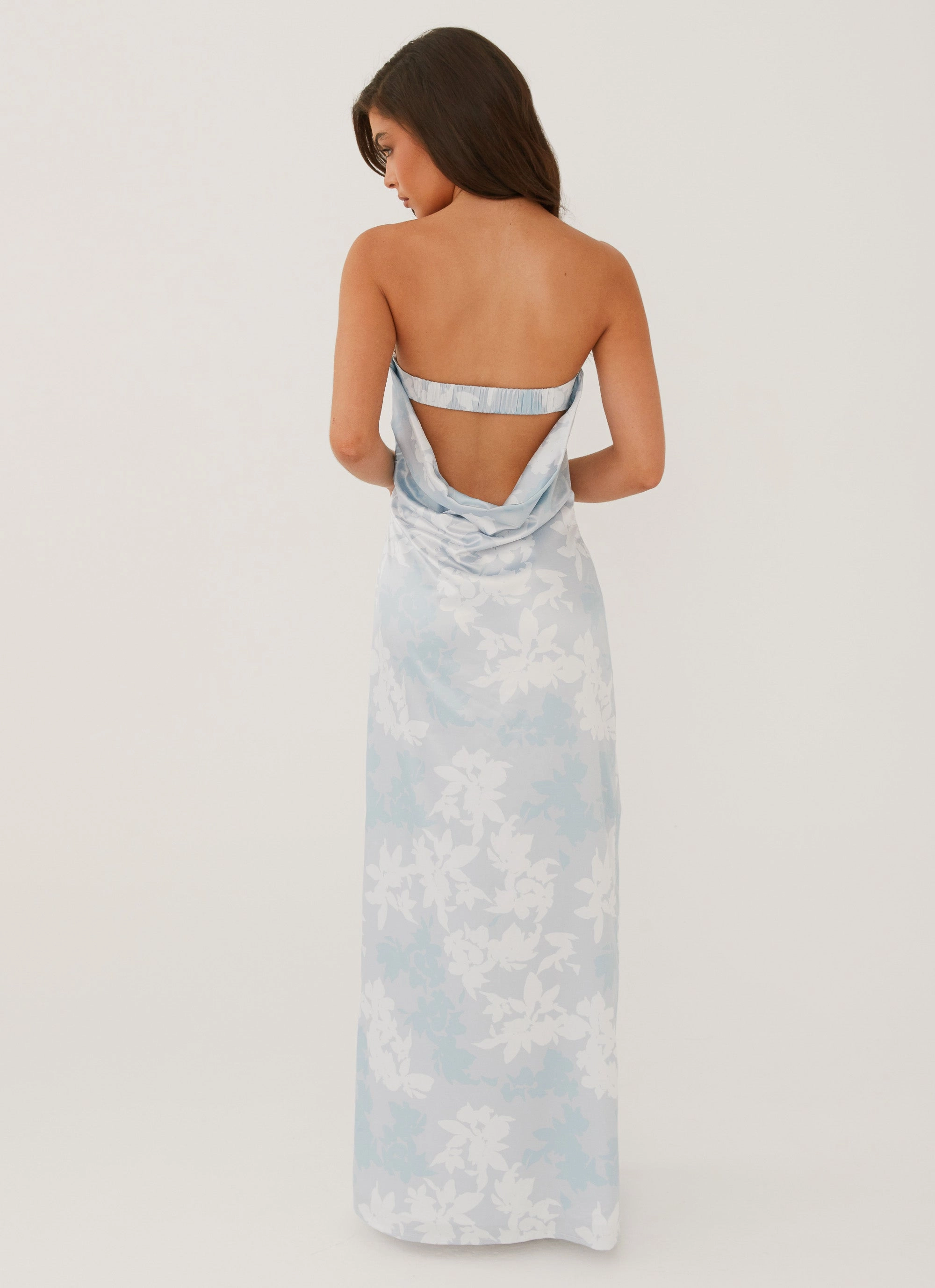 Casual Chic Love Me More Maxi Dress - Blue Blossom