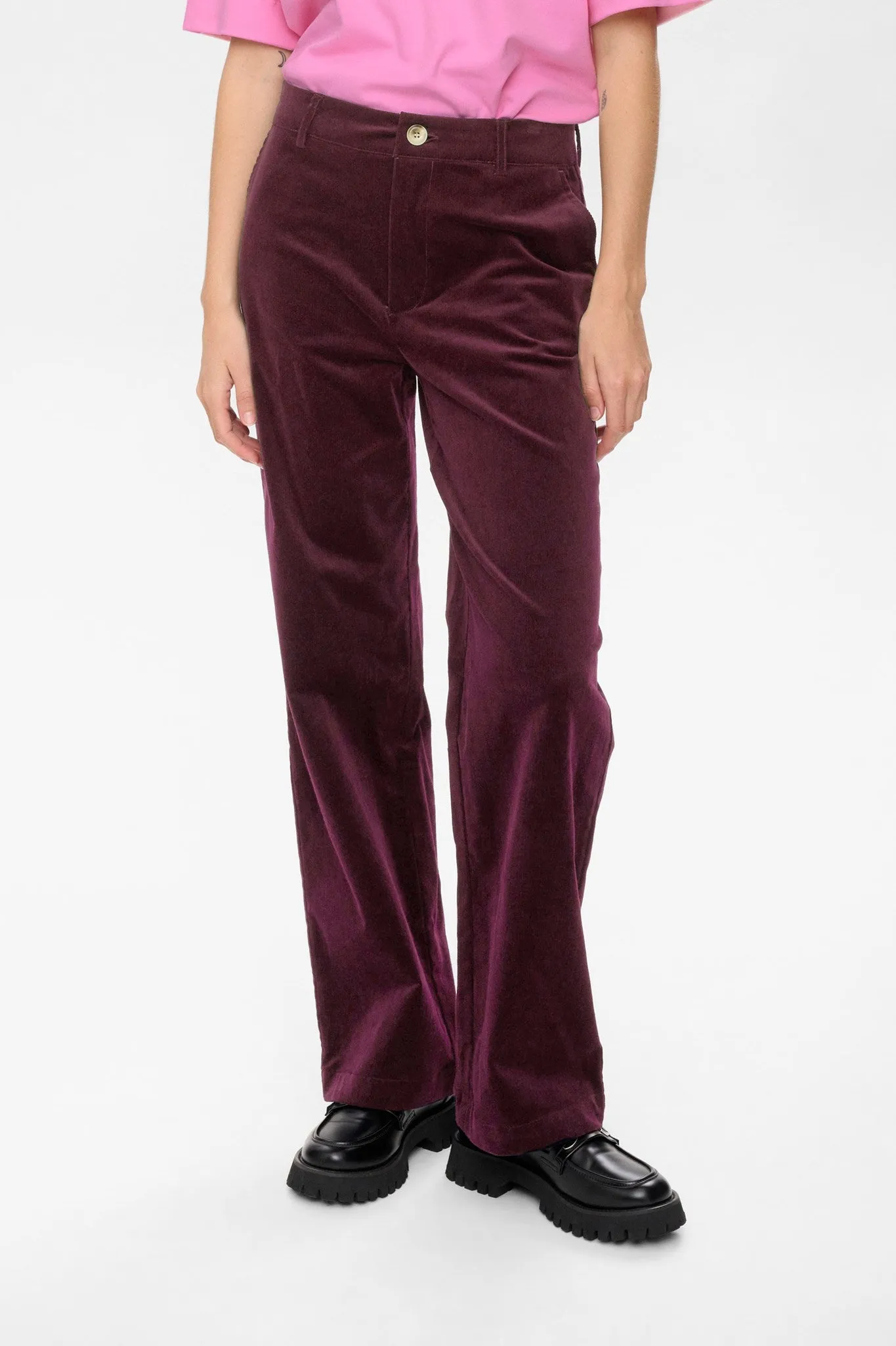 Workout-ready All Day Fit NUJOANNA PANTS - Winetasting