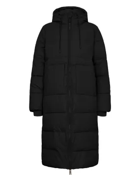 Ventilation Vents Laser Cut Vents NUBIRRA LONG JACKET - Caviar