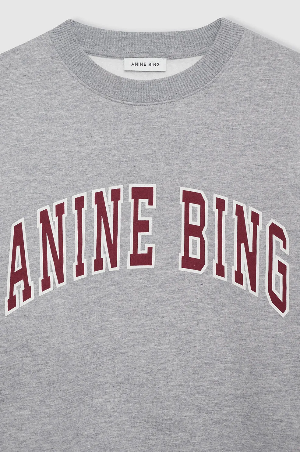 Anine Bing Spencer Sweatshirt Bonded Seam Tape