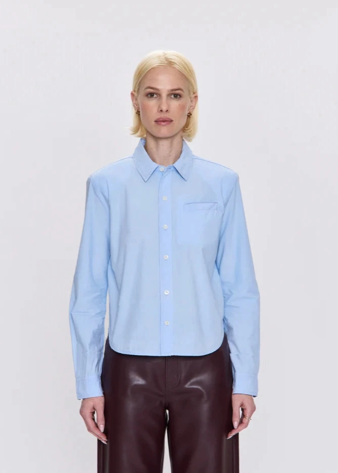 Pistola Ines Blazer Shirt City Blue CarbonNeutral Production