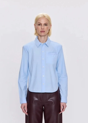 TactileWeave Pistola Ines Blazer Shirt City Blue