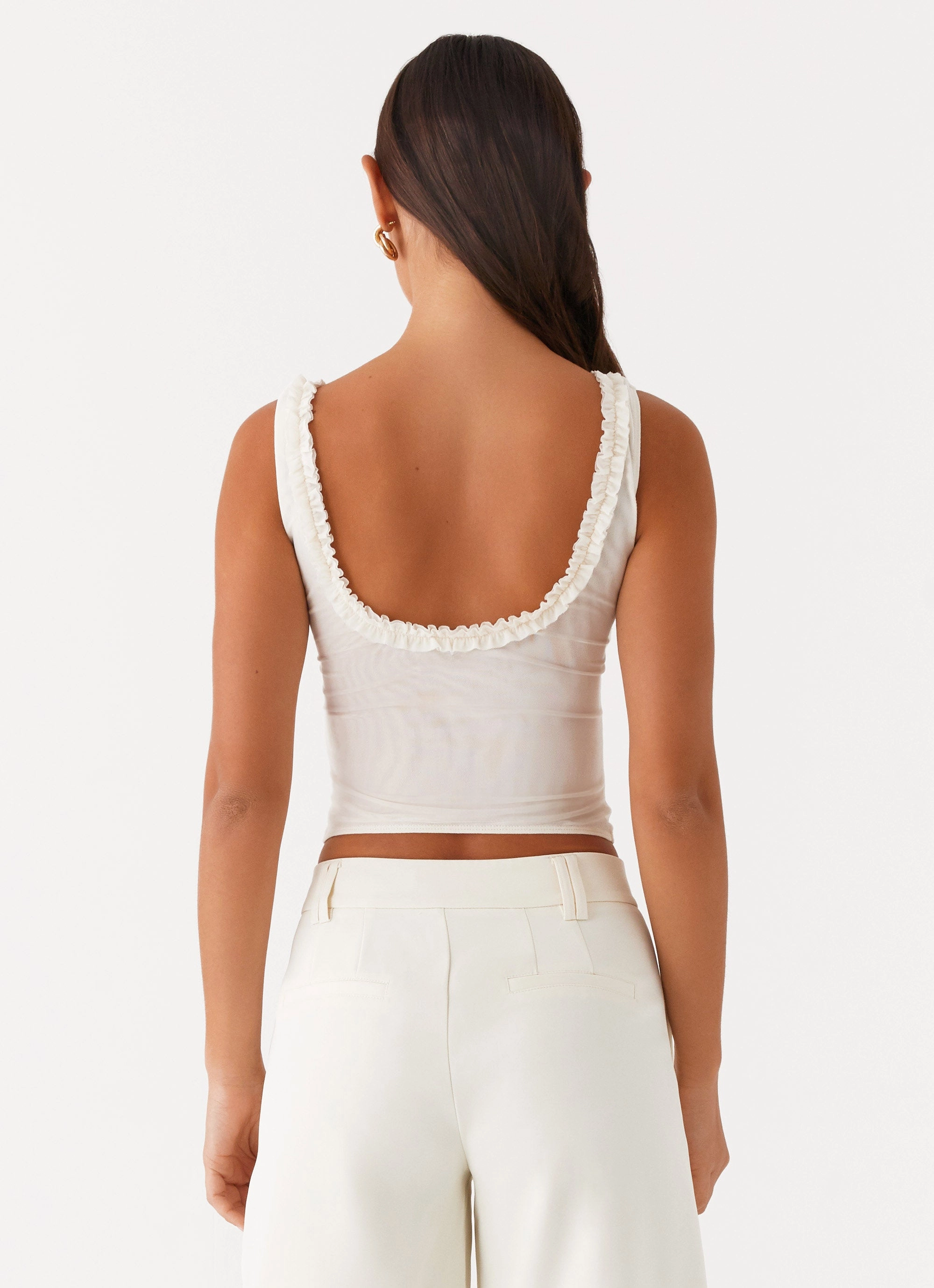 Summer Loving Top - Ivory Multipanel Construction