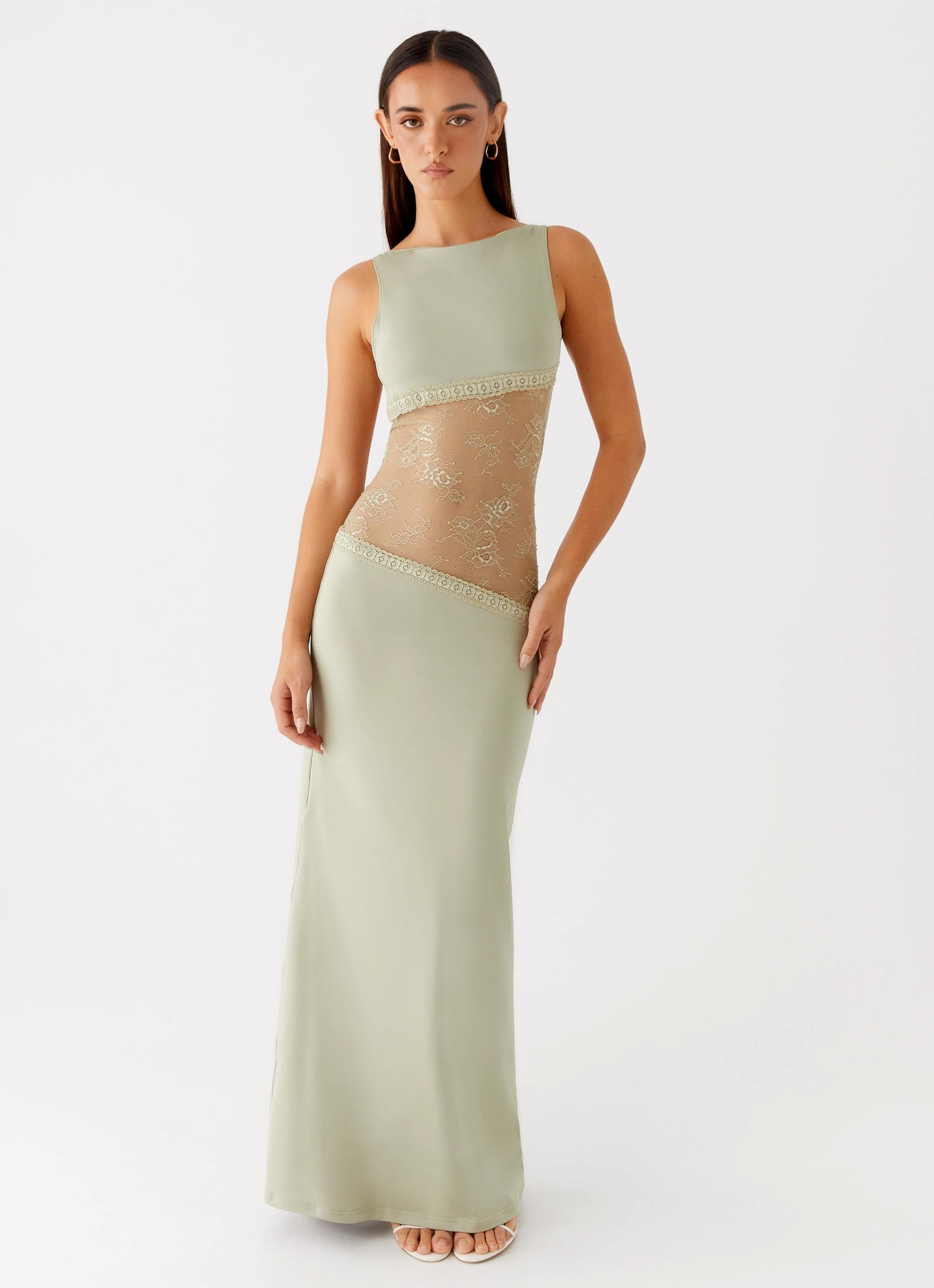 Light Shape Soft and Chic Lucinda Maxi Dress - Sage