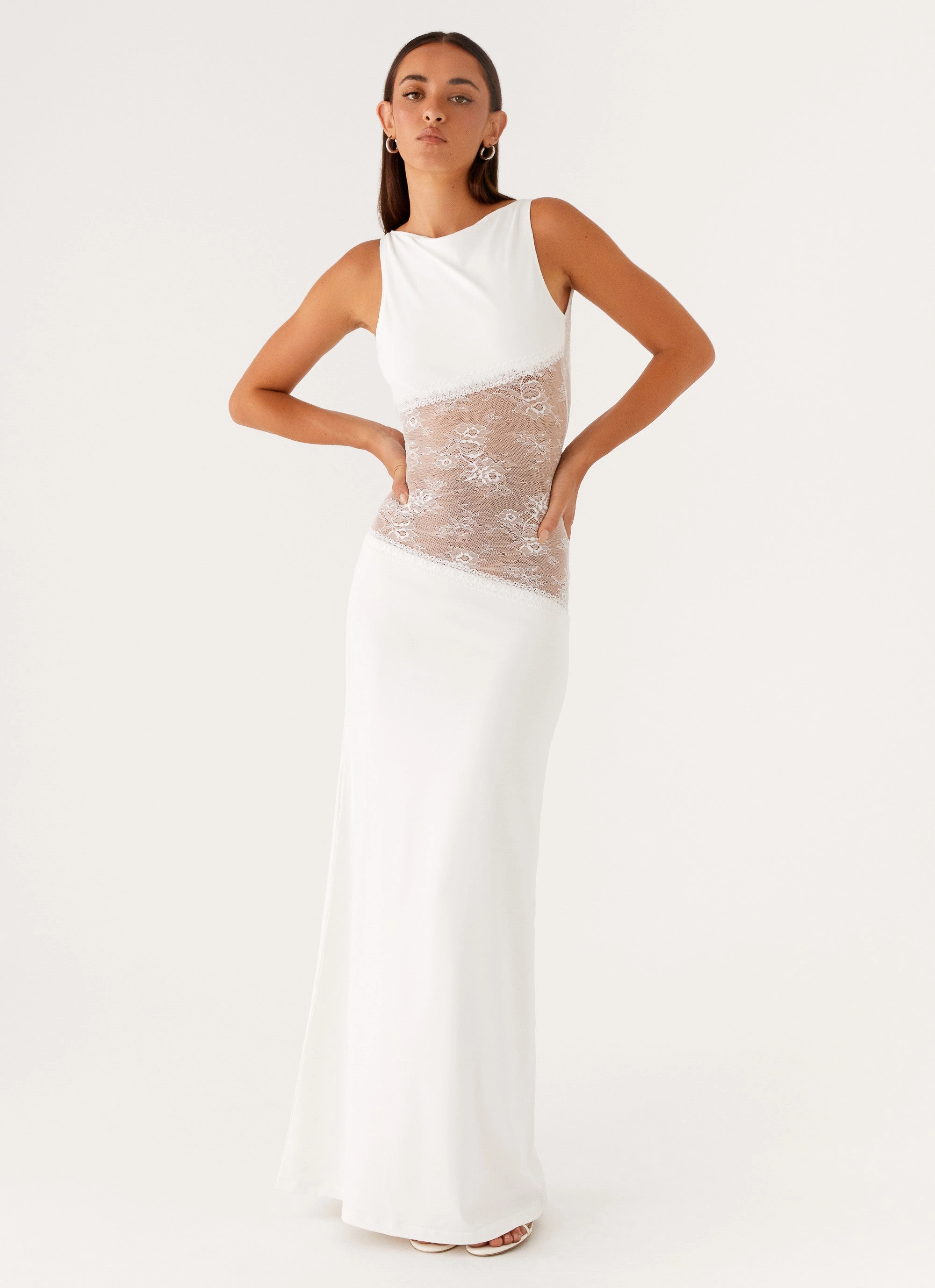 Lucinda Maxi Dress - White All-Day Comfort Wear