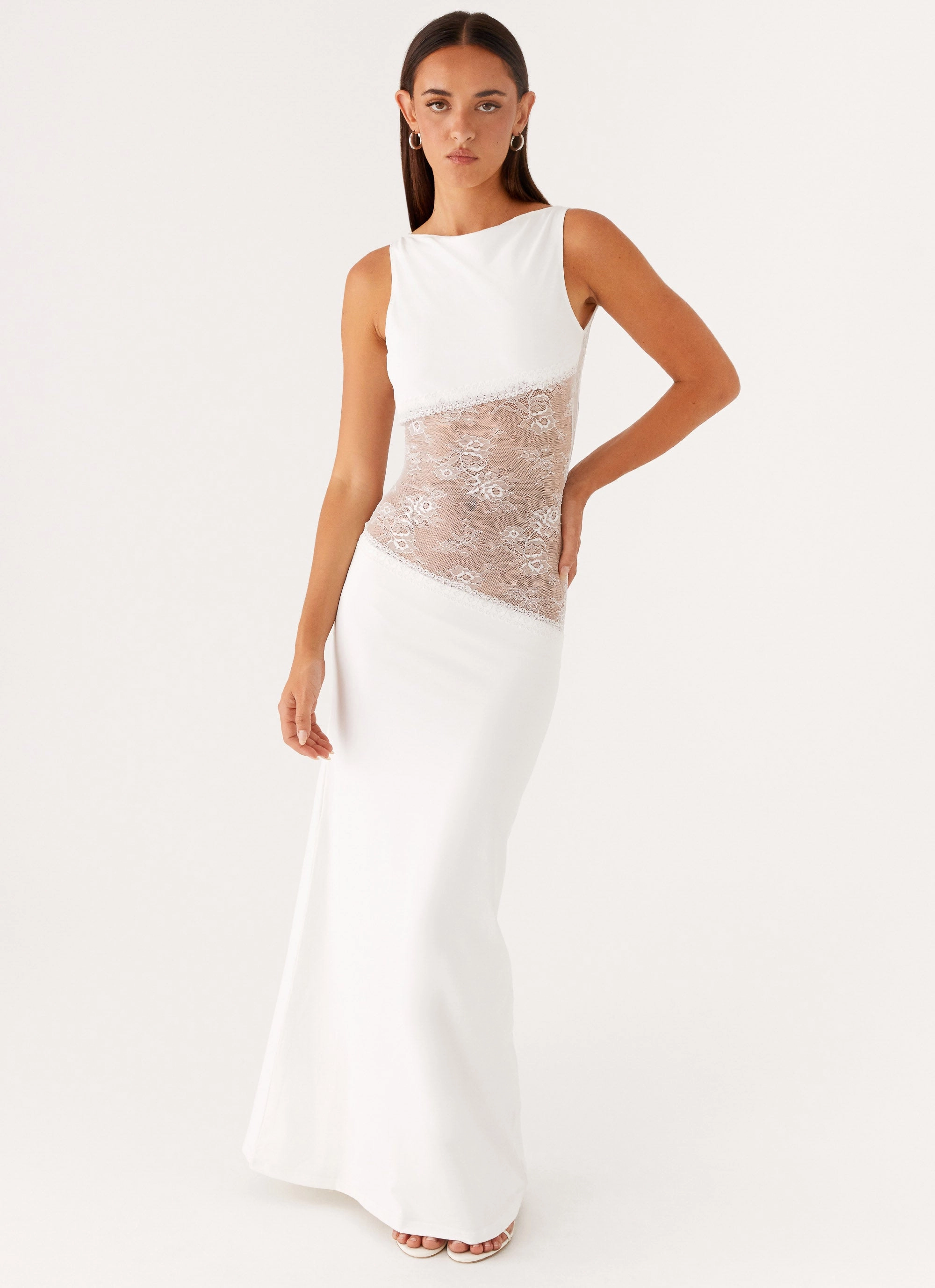 Subtle Fit Lucinda Maxi Dress - White