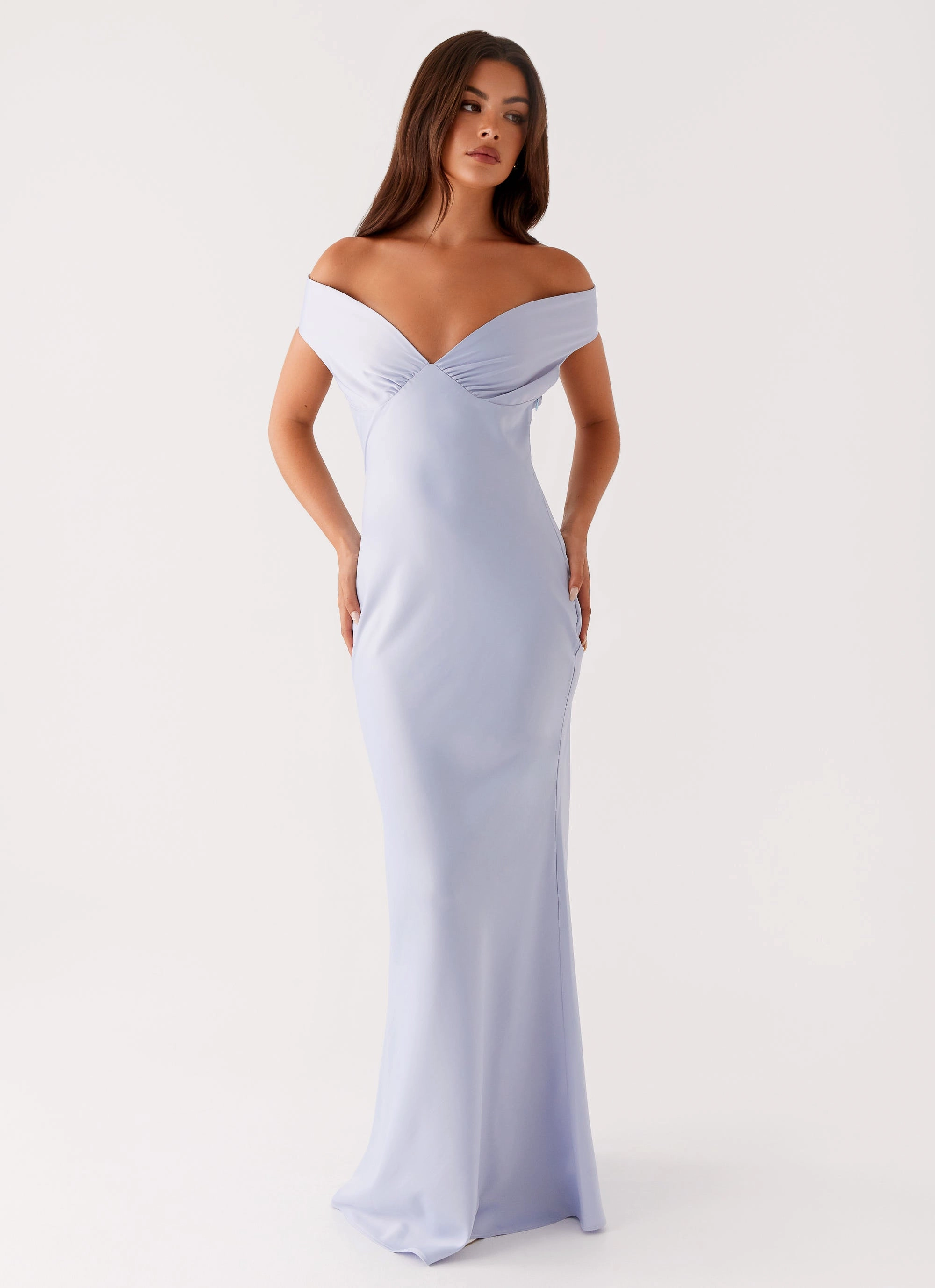 Monochrome Mood All weather Jenner Maxi Dress - Blue