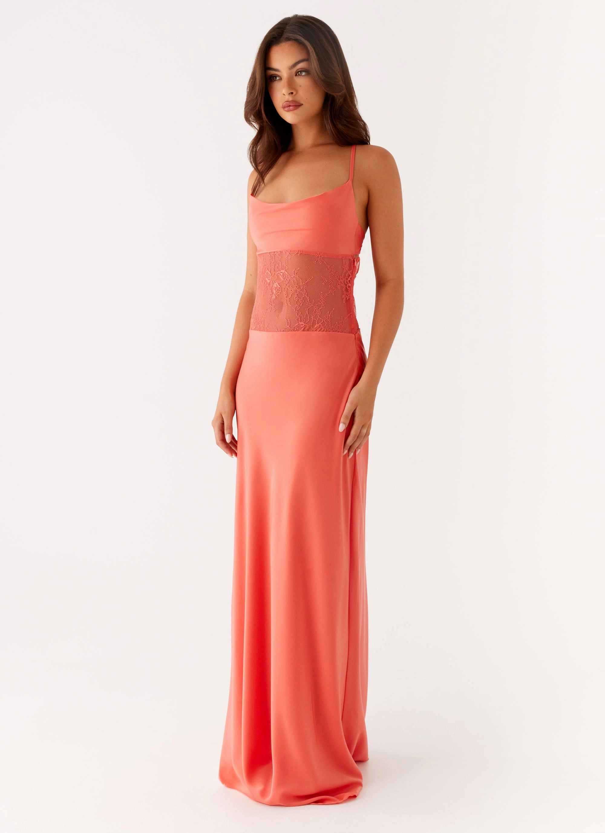 Boxy-Style Shae Maxi Dress - Tangerine