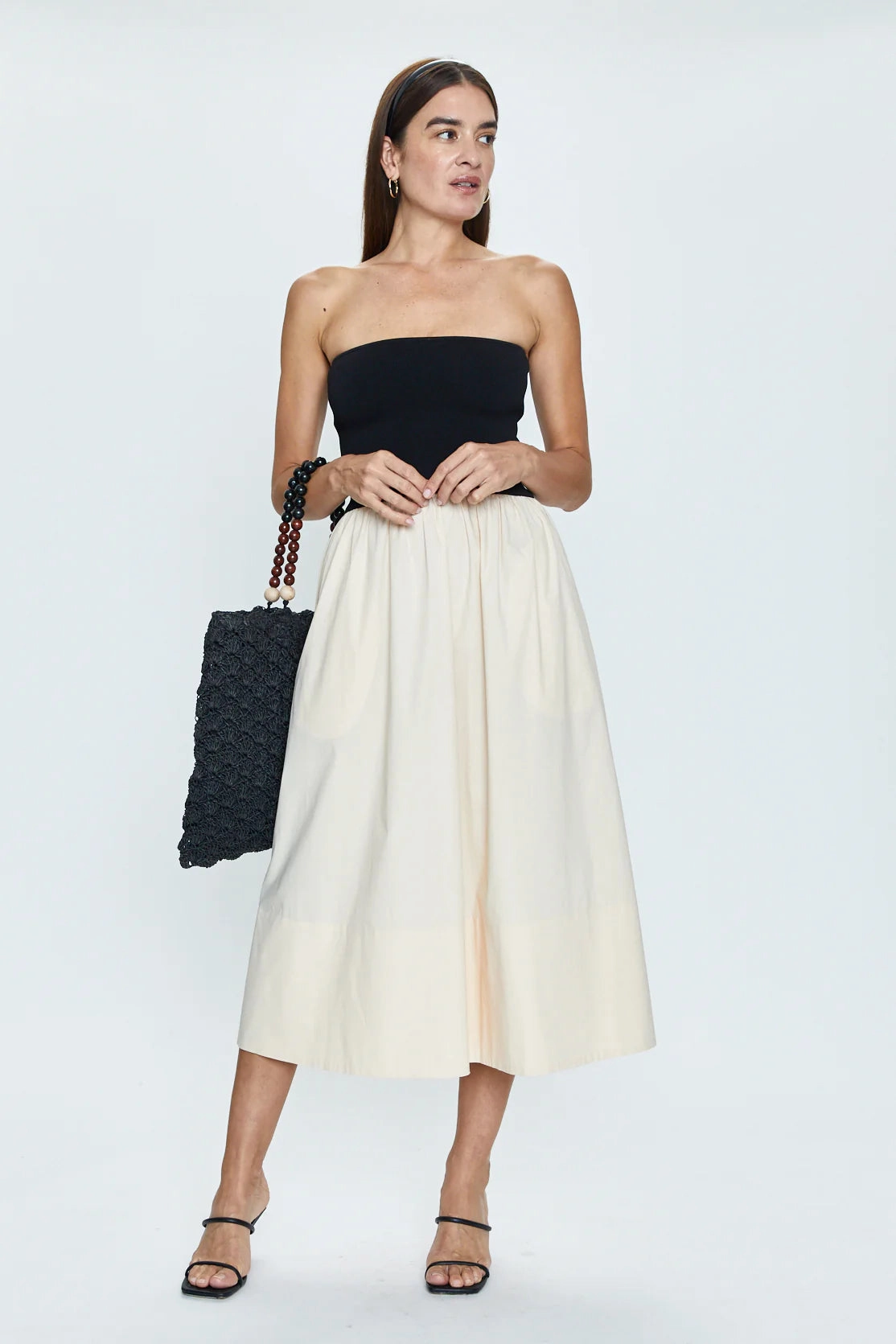 Pistola Mavo Tube Top Dress -Pepper and Salt Perfectly Crafted Family Glow