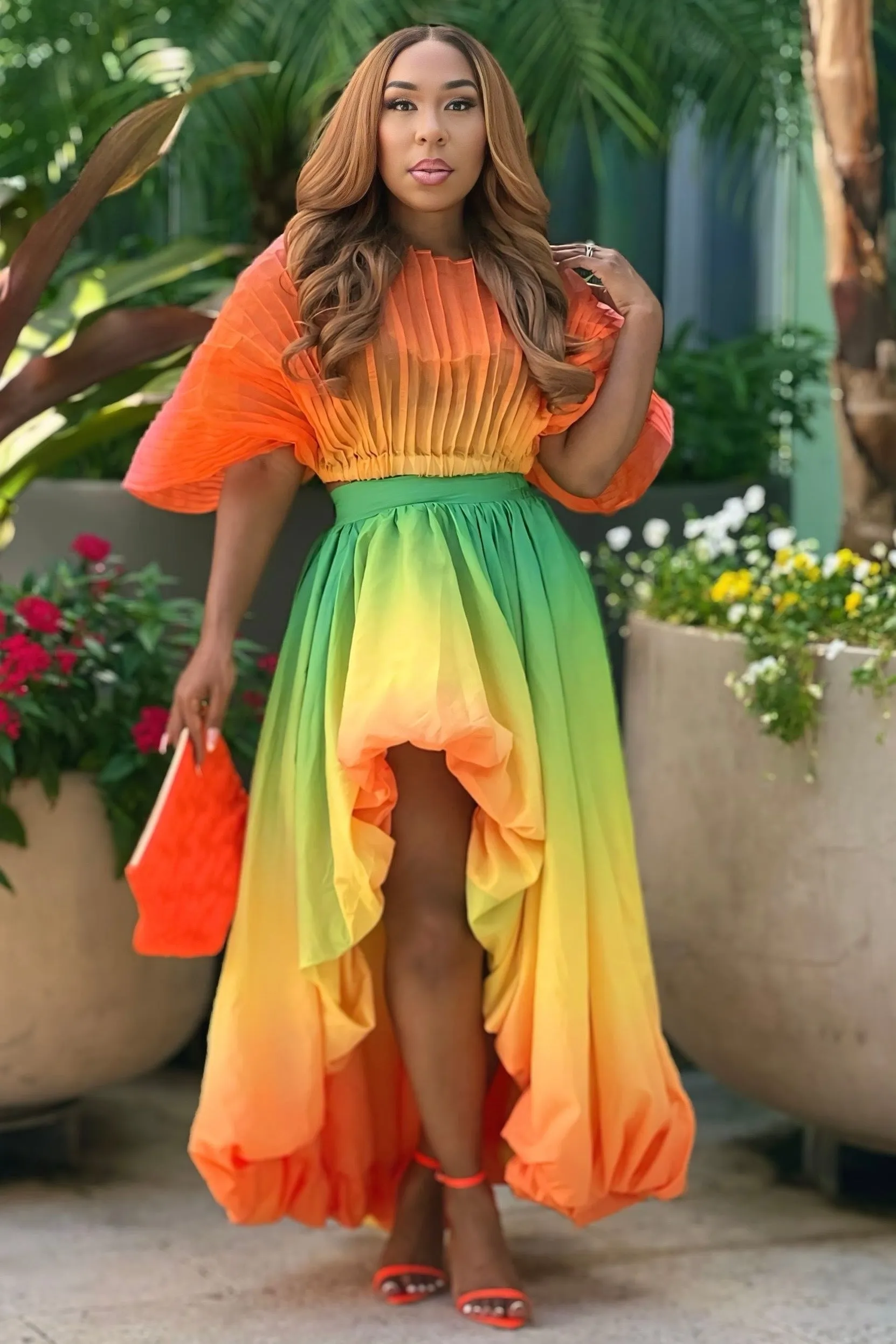 Lyra ??Tropic Like It??s Hot?? Lux Skirt Set AntiStatic Treatment