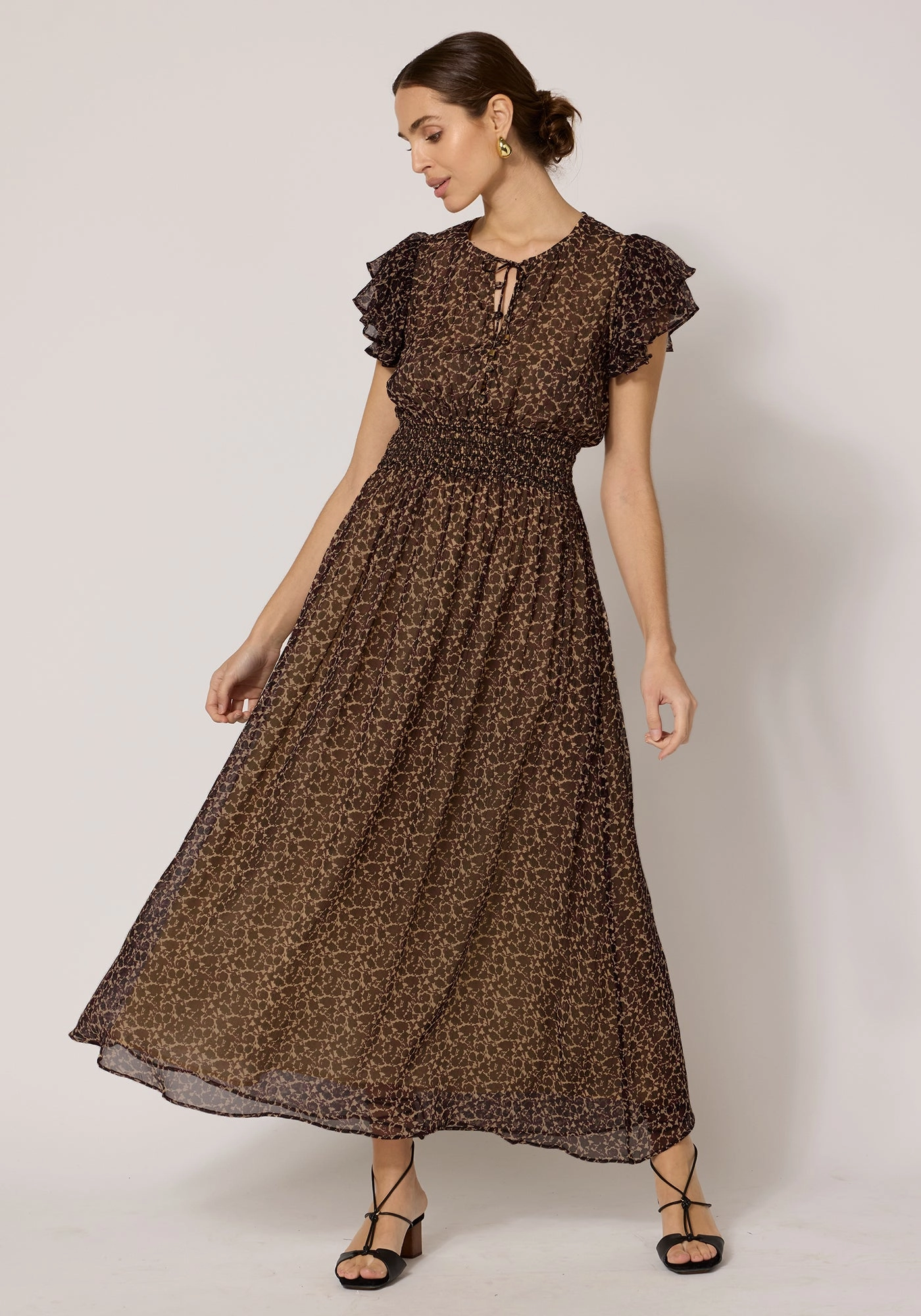 Cleobella Tomasa Ankle Dress Elegant Motion Body Positive