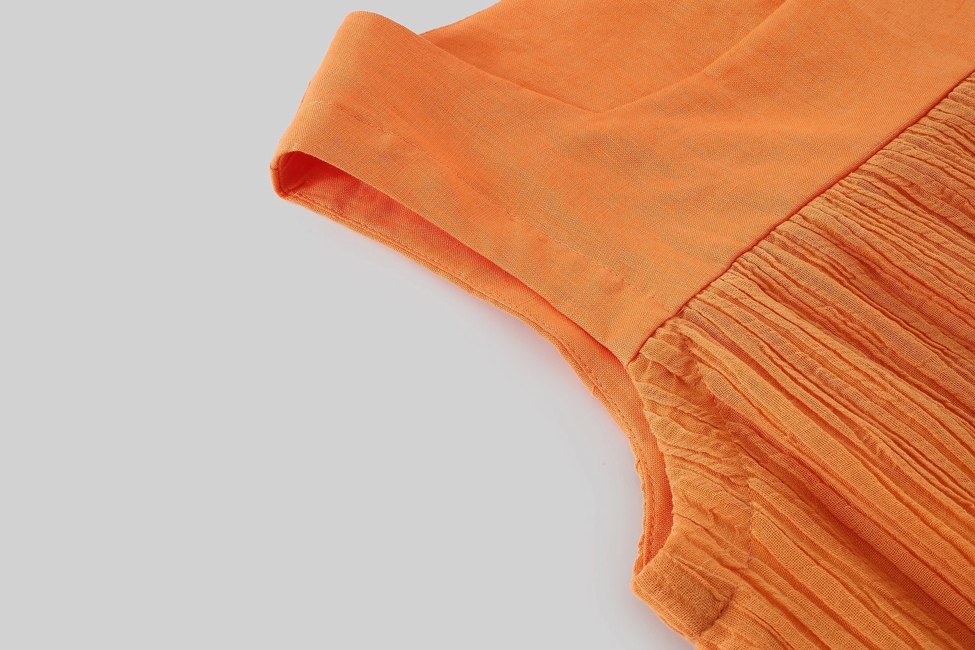 HighDensity Weave MoistureWicking Mandarin Orange 44 |  sleeveless dress