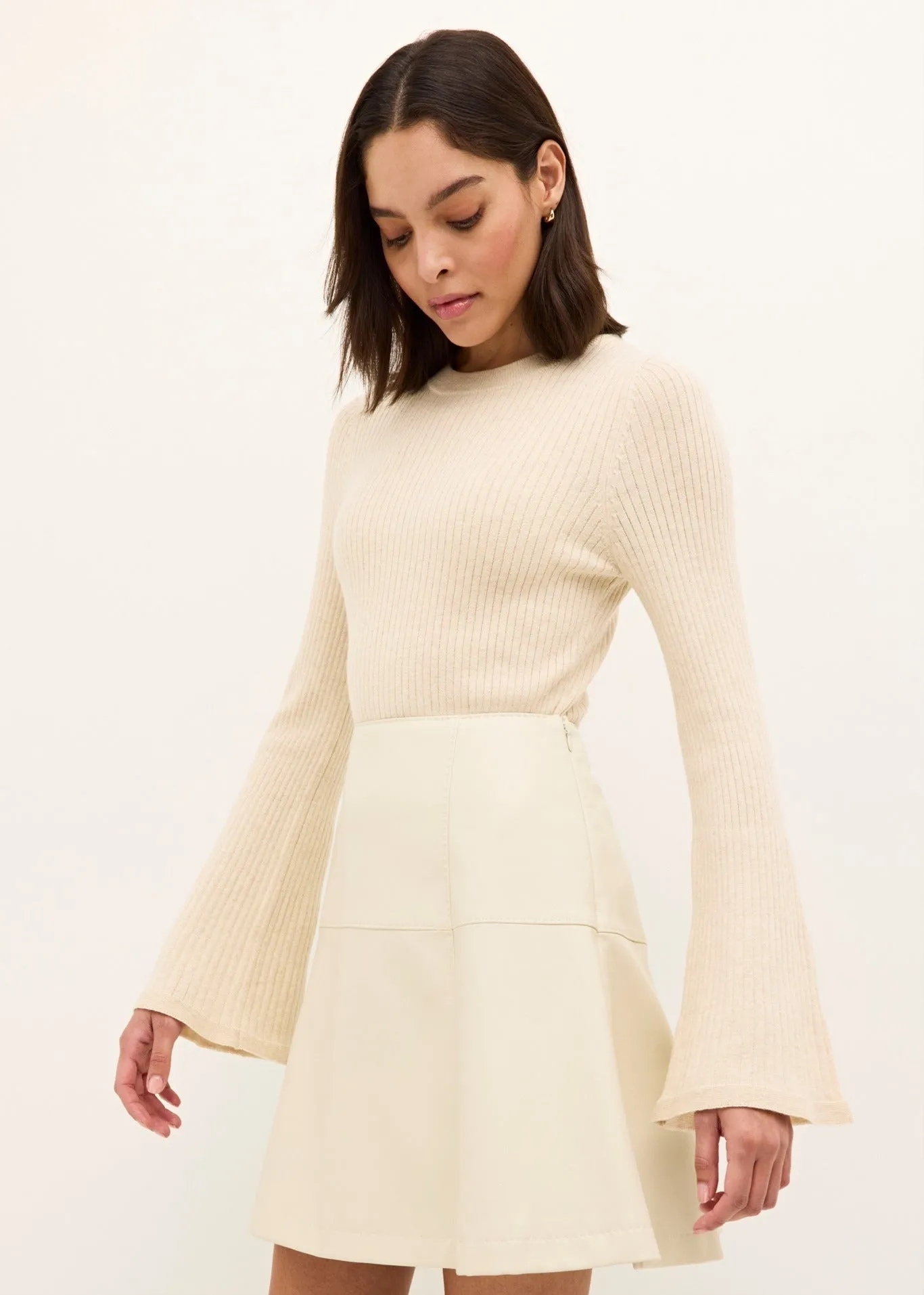 Ribbed Hem Marie Oliver Carrey Top