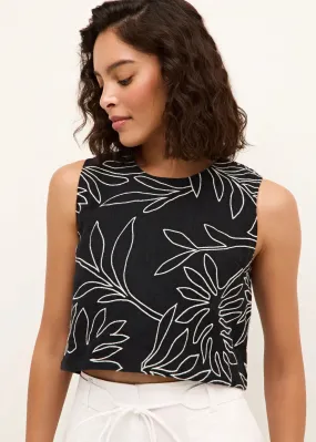 GarmentDyed Ventilated Panels Marie Oliver Davis Top