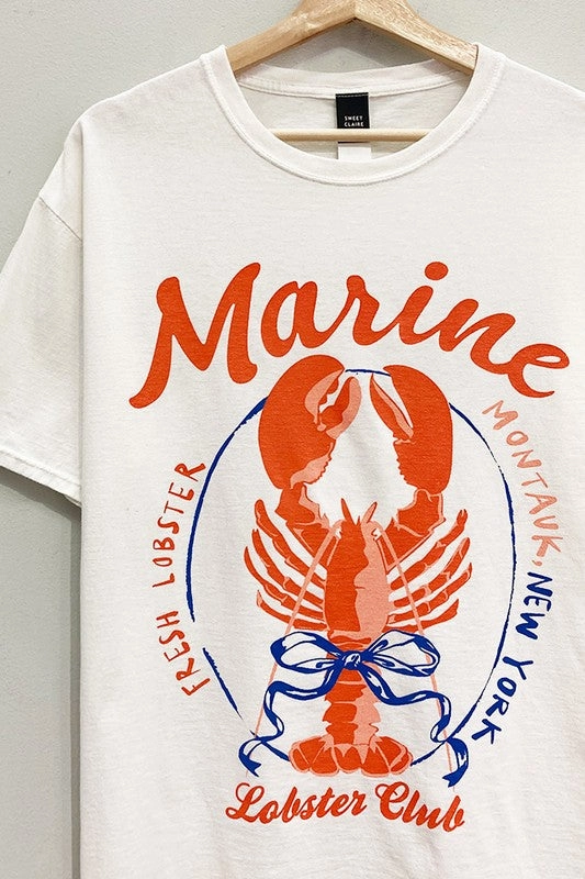 Marine Lobsters Tee S-XL Double Layered Hem Reinforcement Reflective Safety Accents