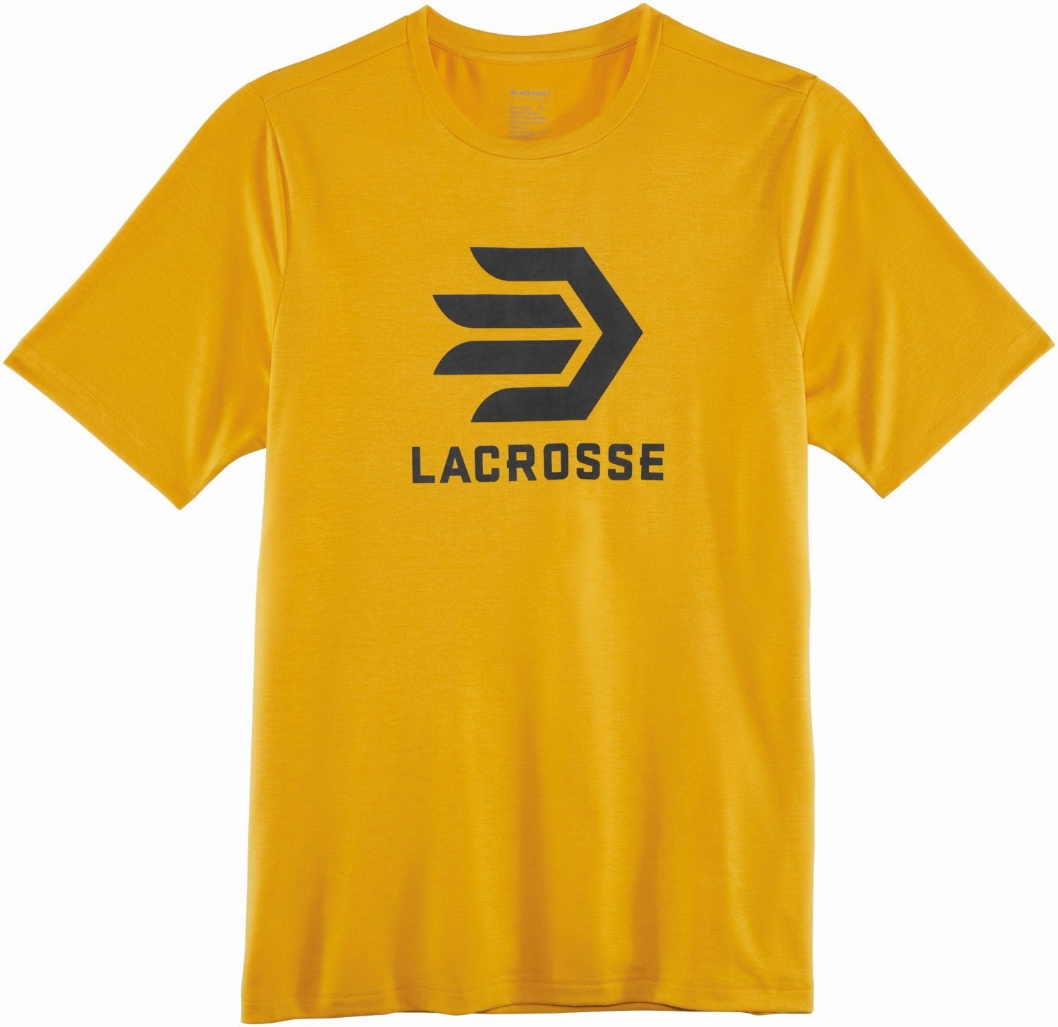 Sport Fit Lacrosse Mens Forever Forward Tee Gold Poly/Spandex S/S T-Shirt