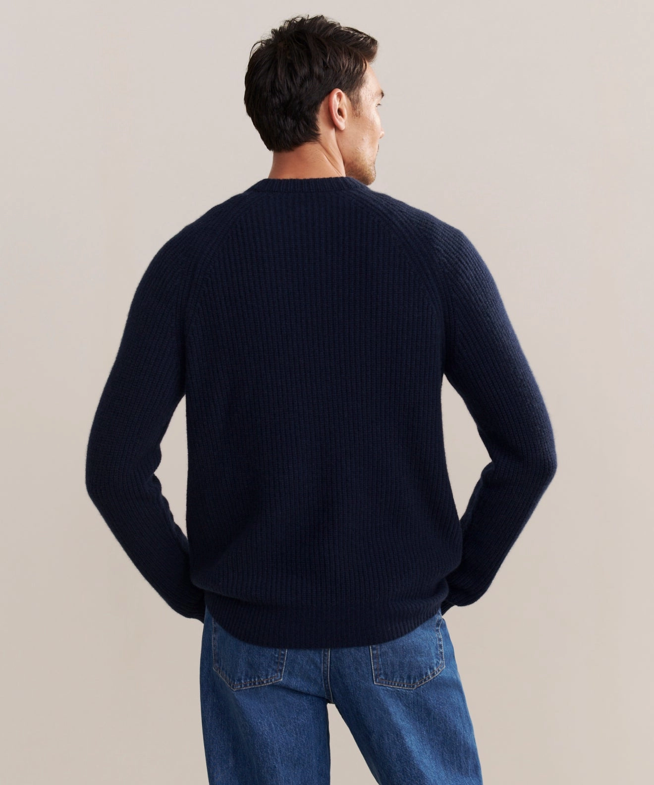 Men's Cashmere Fisherman Eco Certified Fibers