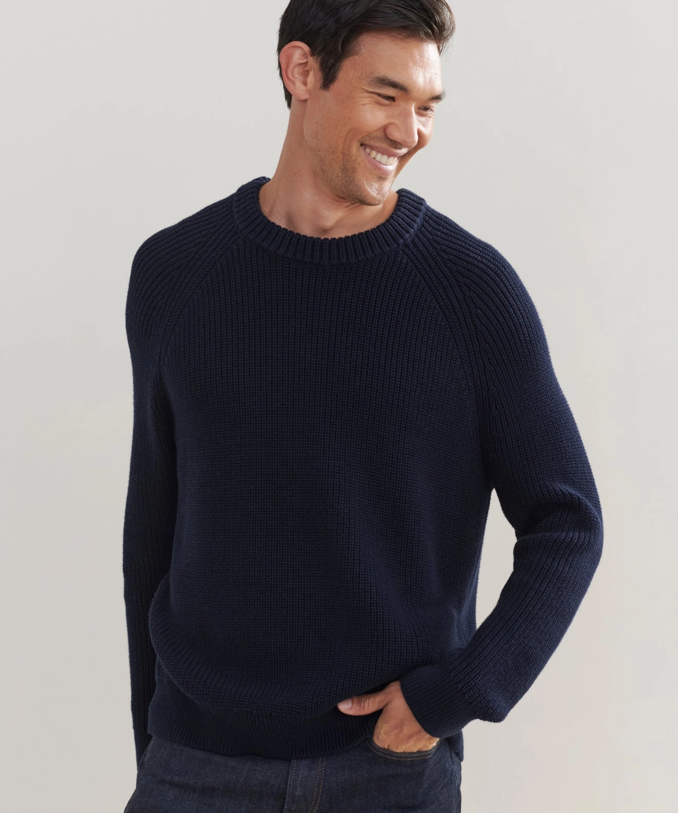 Men's Cotton Fisherman Effortless Look Fresh Warmth