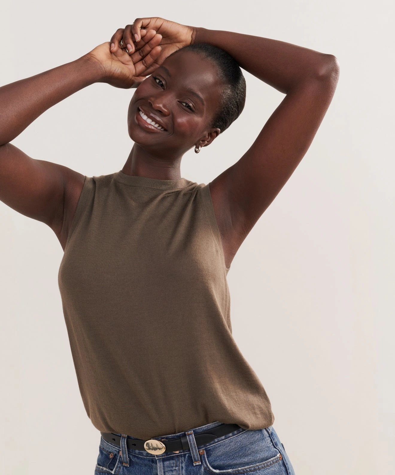 Quick Release Fastener LightweightWeave Merino Tank