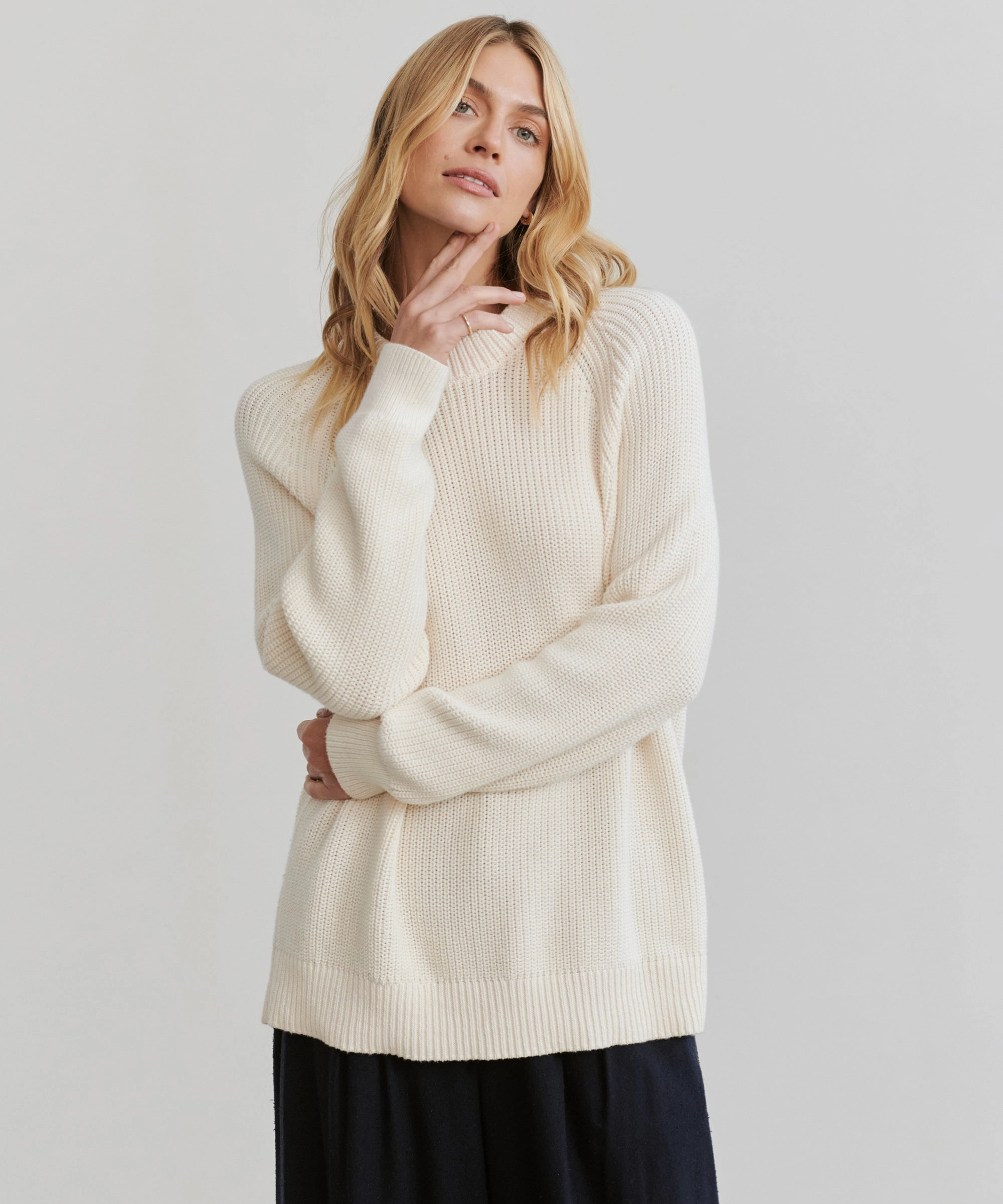 Oversized Cotton Fisherman Fall Vibes Modern Basic