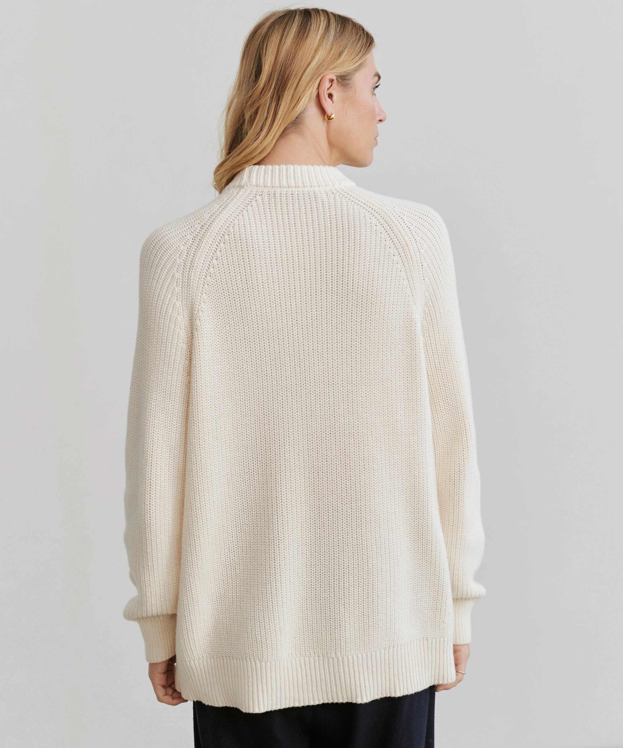 Oversized Cotton Fisherman Office Casual