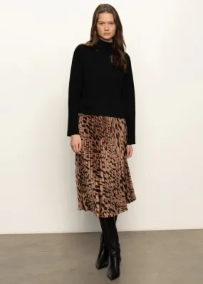 Casual Stretch Wear Sanctuary Nostalgia Pleated Midi Skirt