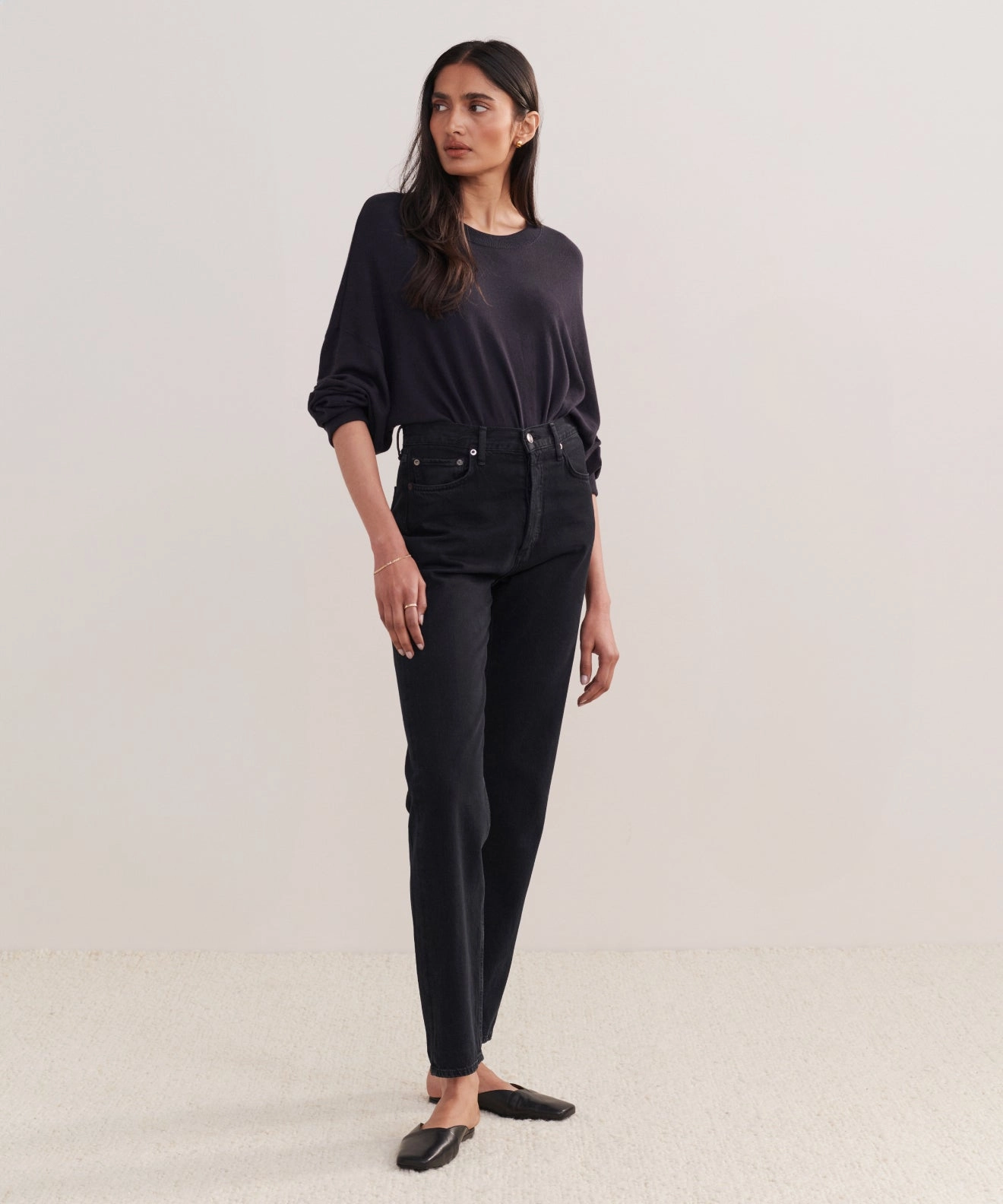 PaddedInsulation 90's Pinch Waist Long Jean