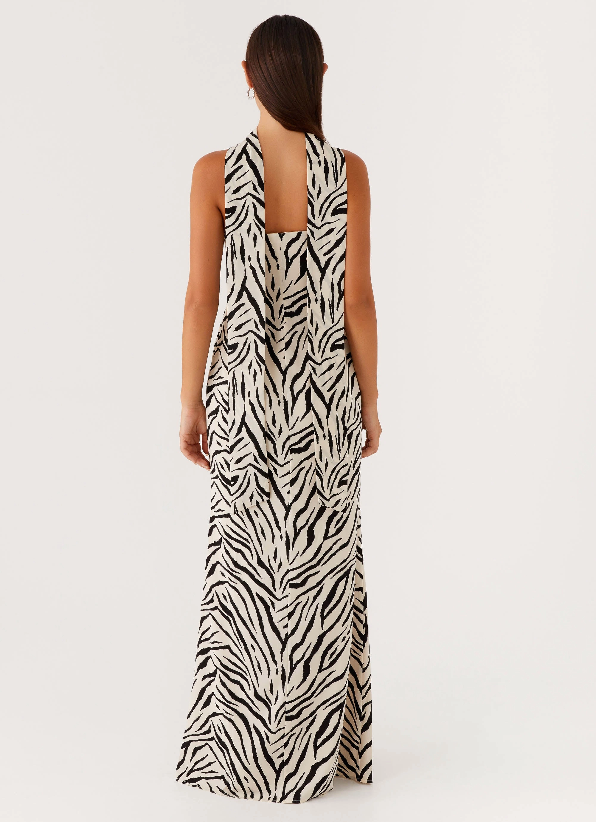 Jigsaw Strapless Maxi Dress - Zebra Smooth Surface