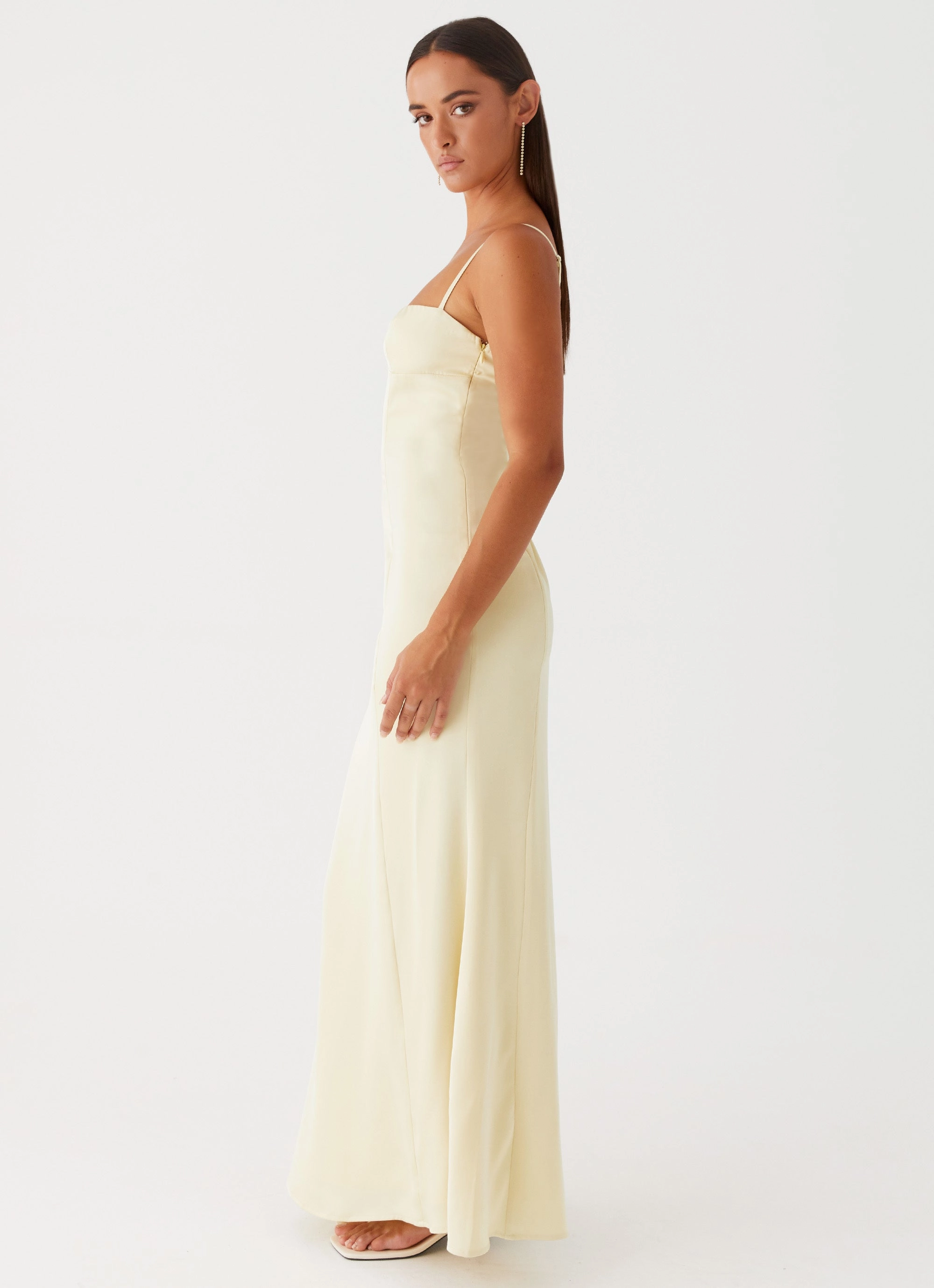 Walk Mood Miss Bloom Maxi Dress - Lemon