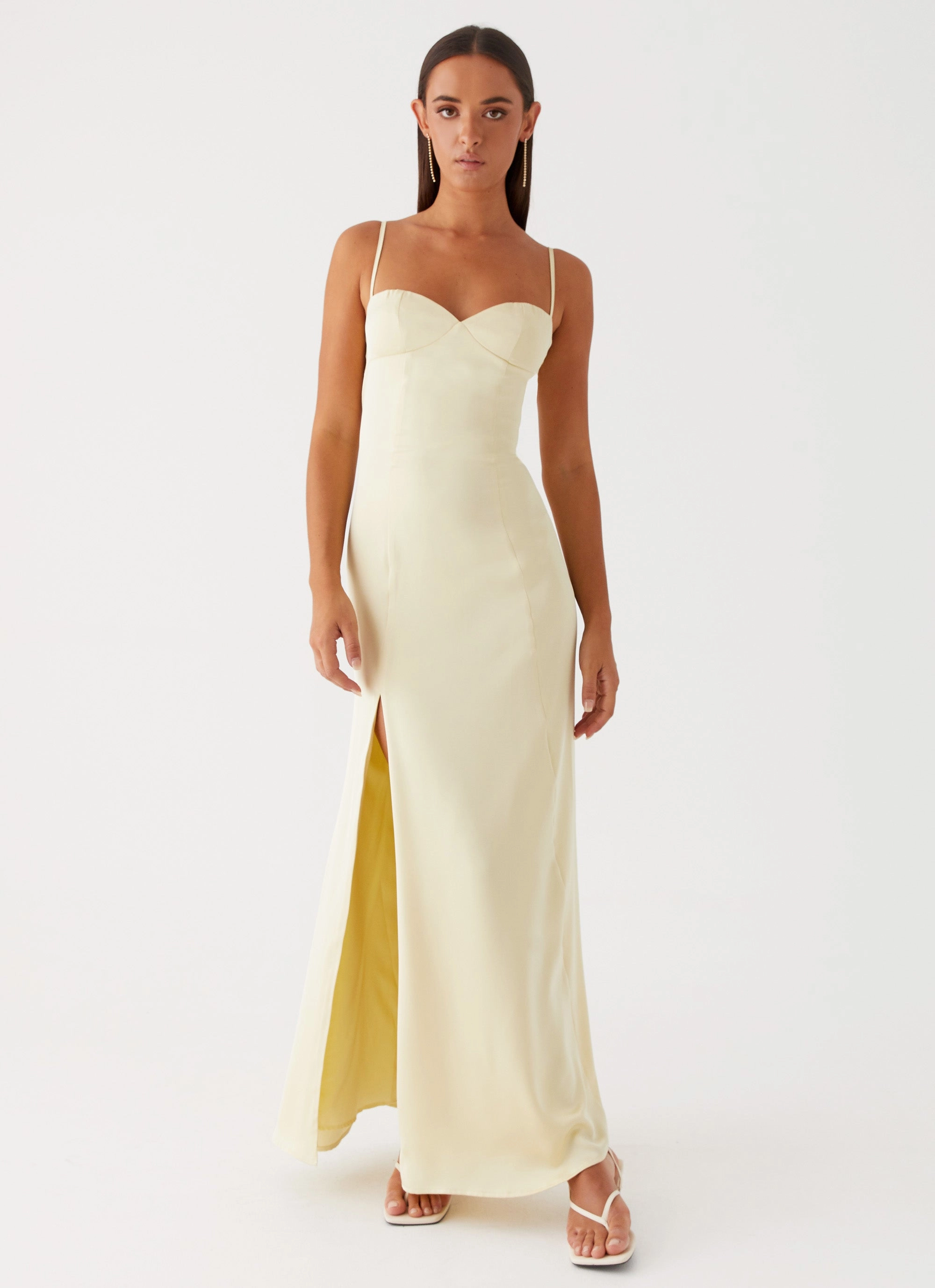 Miss Bloom Maxi Dress - Lemon All Day Look summer look